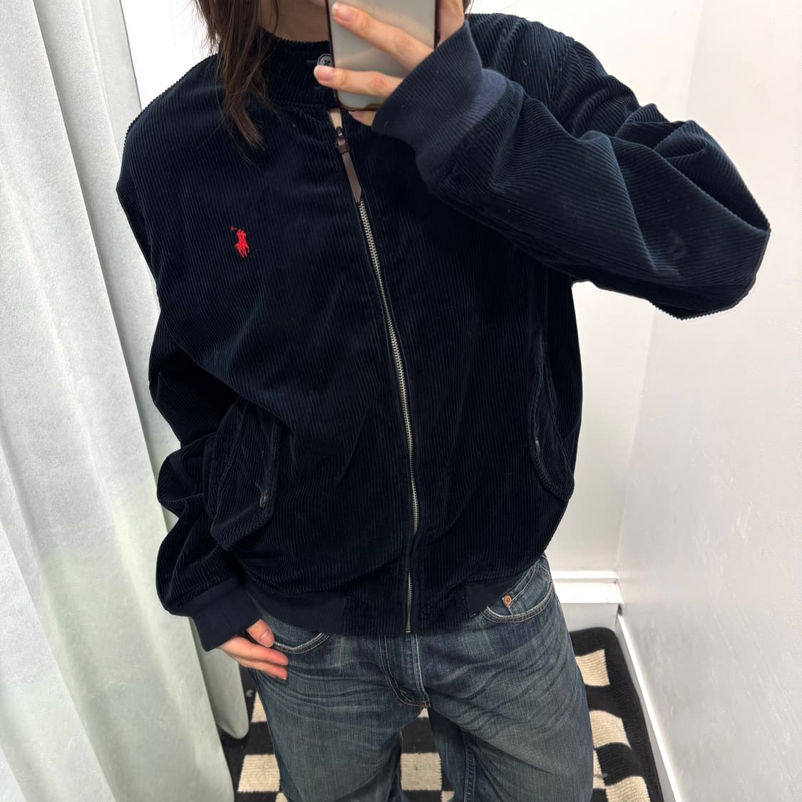 폴로 네이비 코듀로이 바라쿠다 자켓 상품이미지1
