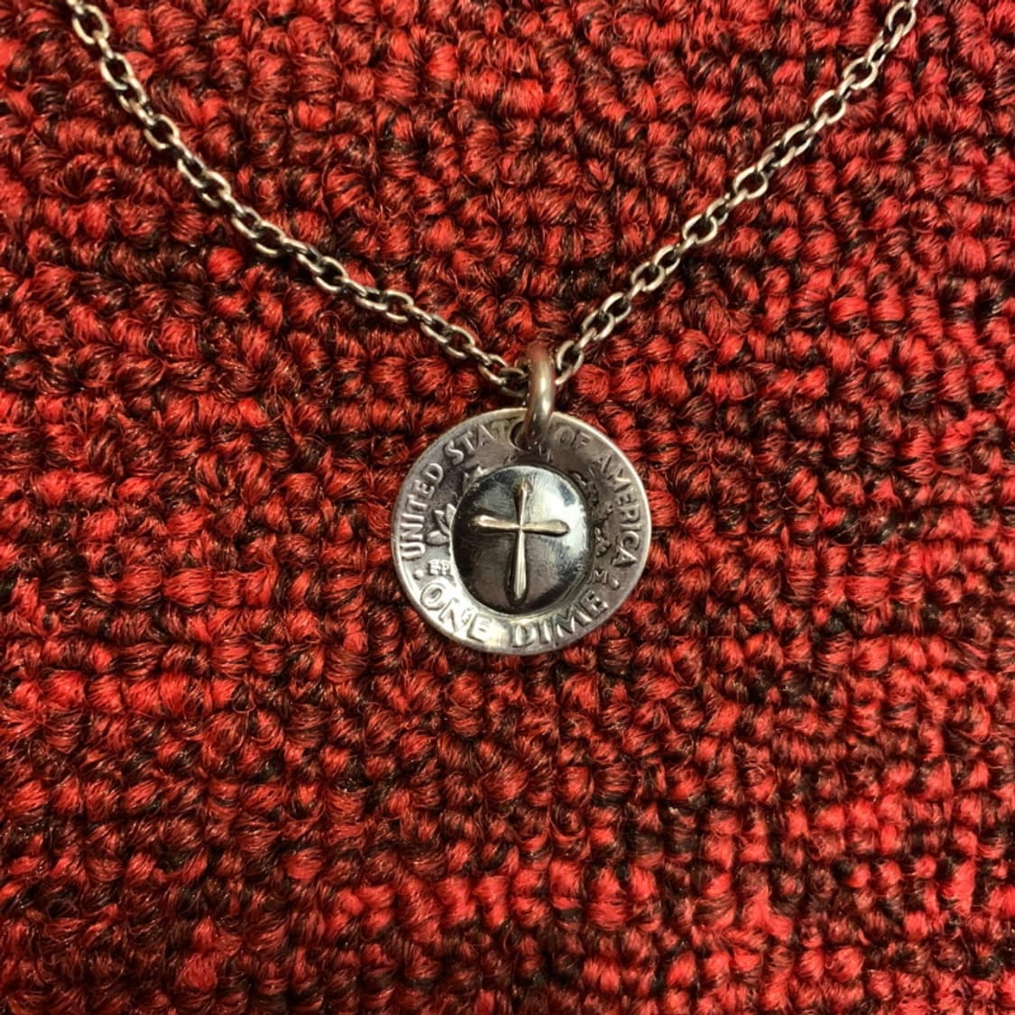10 cent cross necklase 상품이미지2