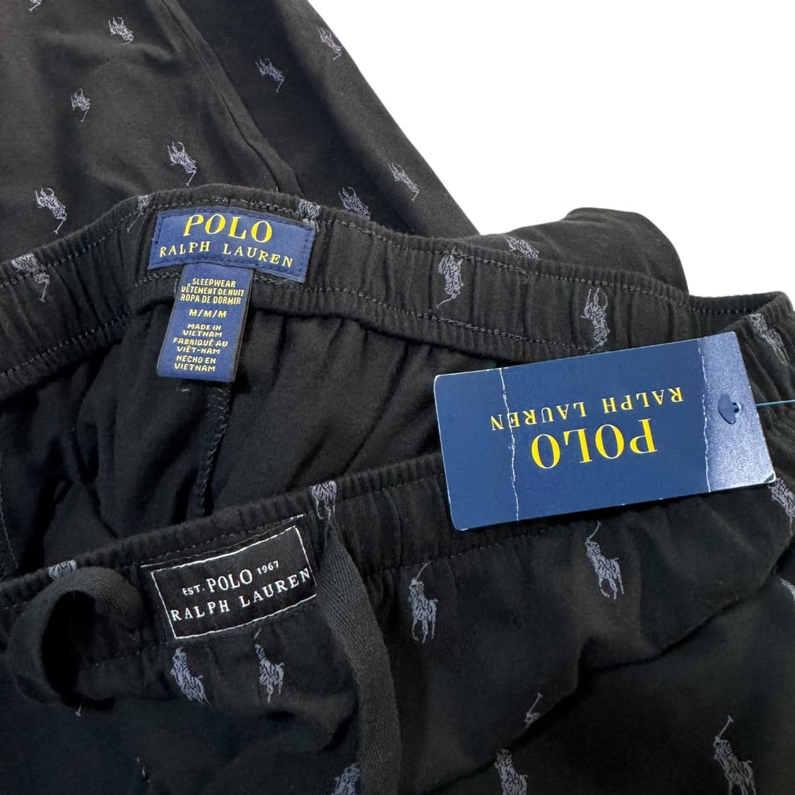 새상품 신형 폴로 블랙 올로고 파자마팬츠 상품이미지4