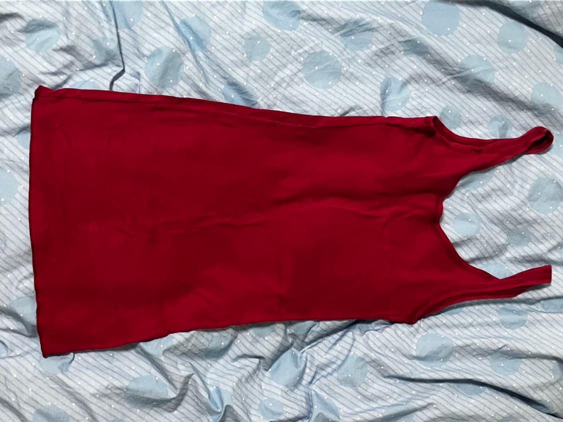 Red sleeveless 상품이미지2