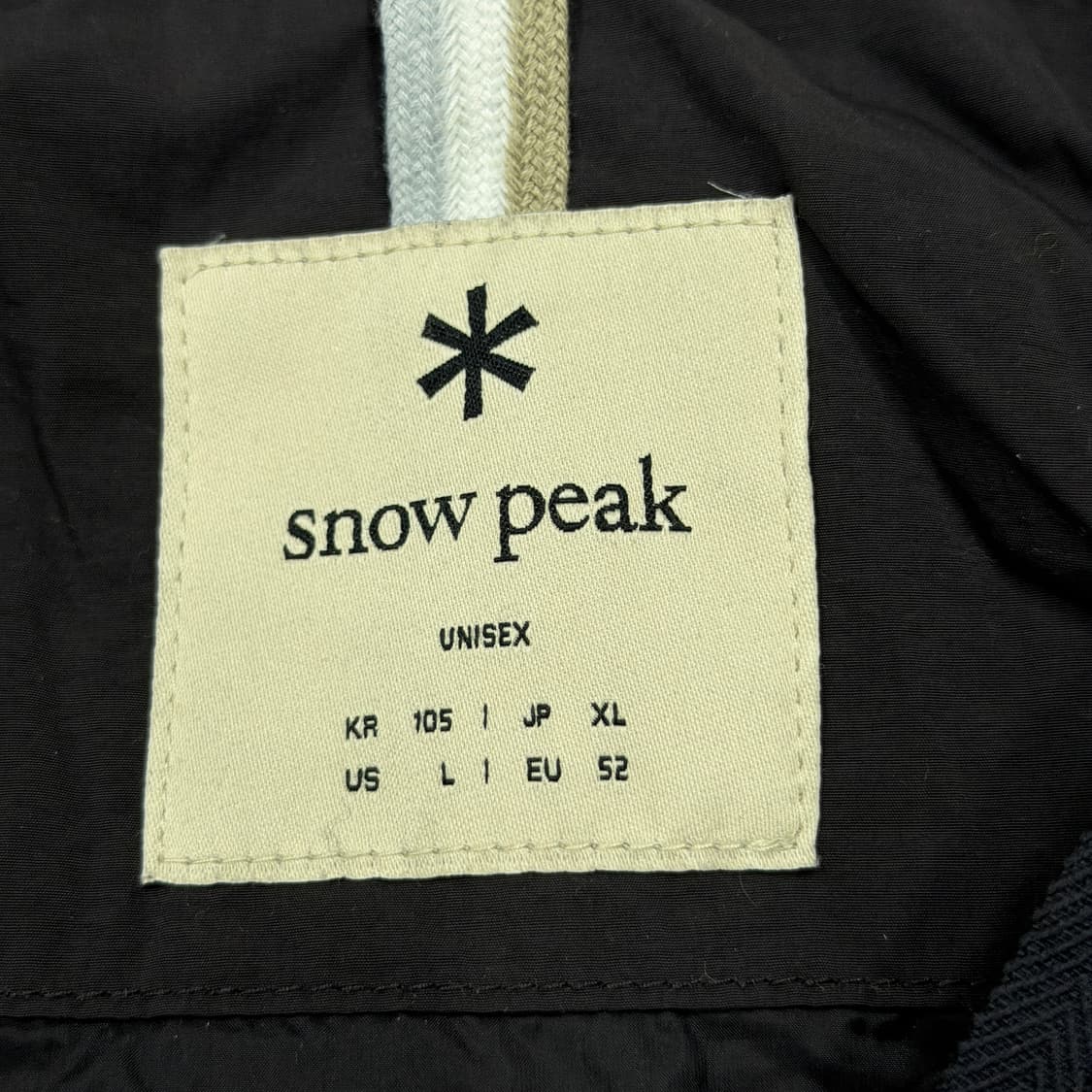 스노우피크 캠픽 썬그립 패딩 베스트 조끼 블랙 XL 105 상품이미지3