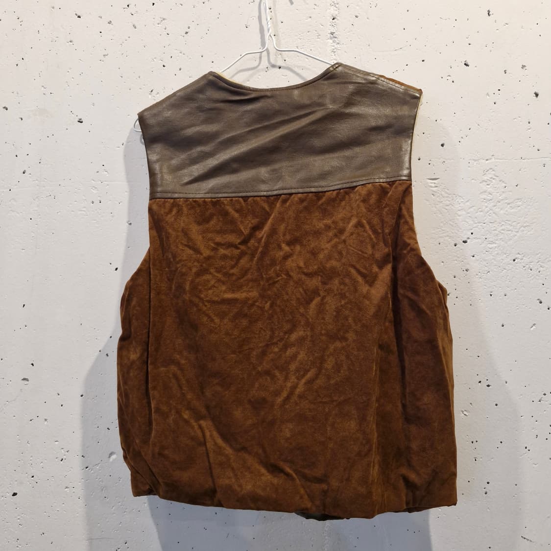 70s~80s 빈티지 ALIANTAS 가죽 스웨이드 베스트 상품이미지3
