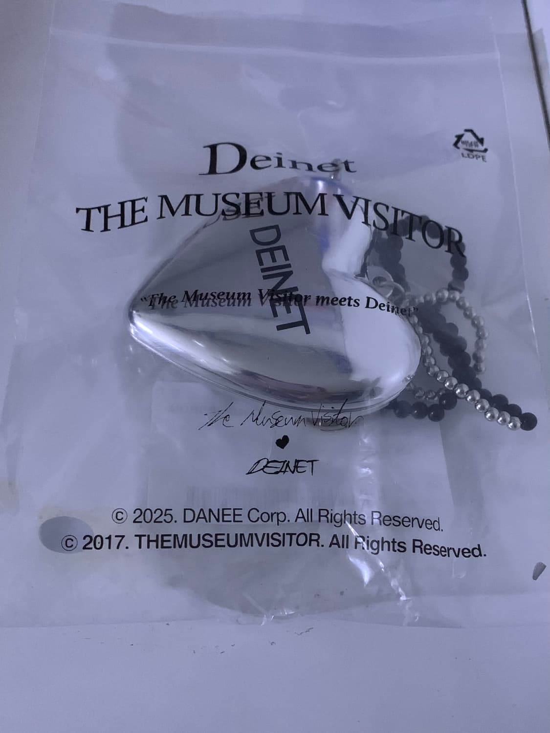 Deinet 다이닛 하트 거울 빗 키링 열쇠고리 상품이미지9