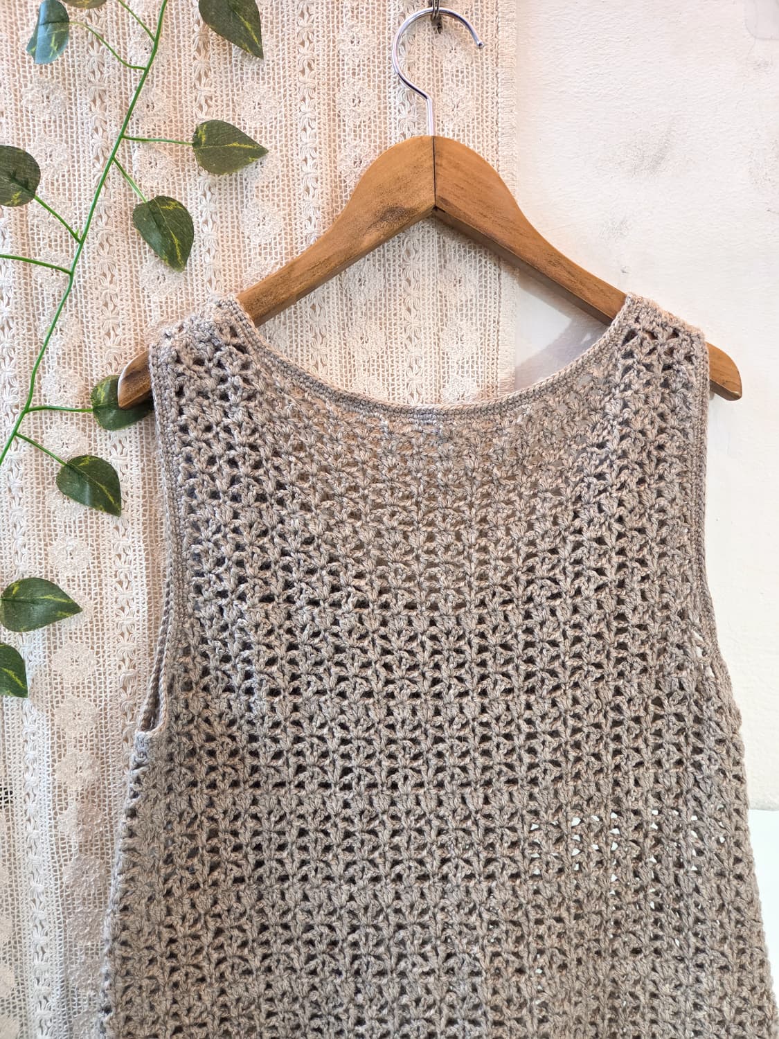 핸드메이드 뜨개 민소매 원피스 상품이미지5