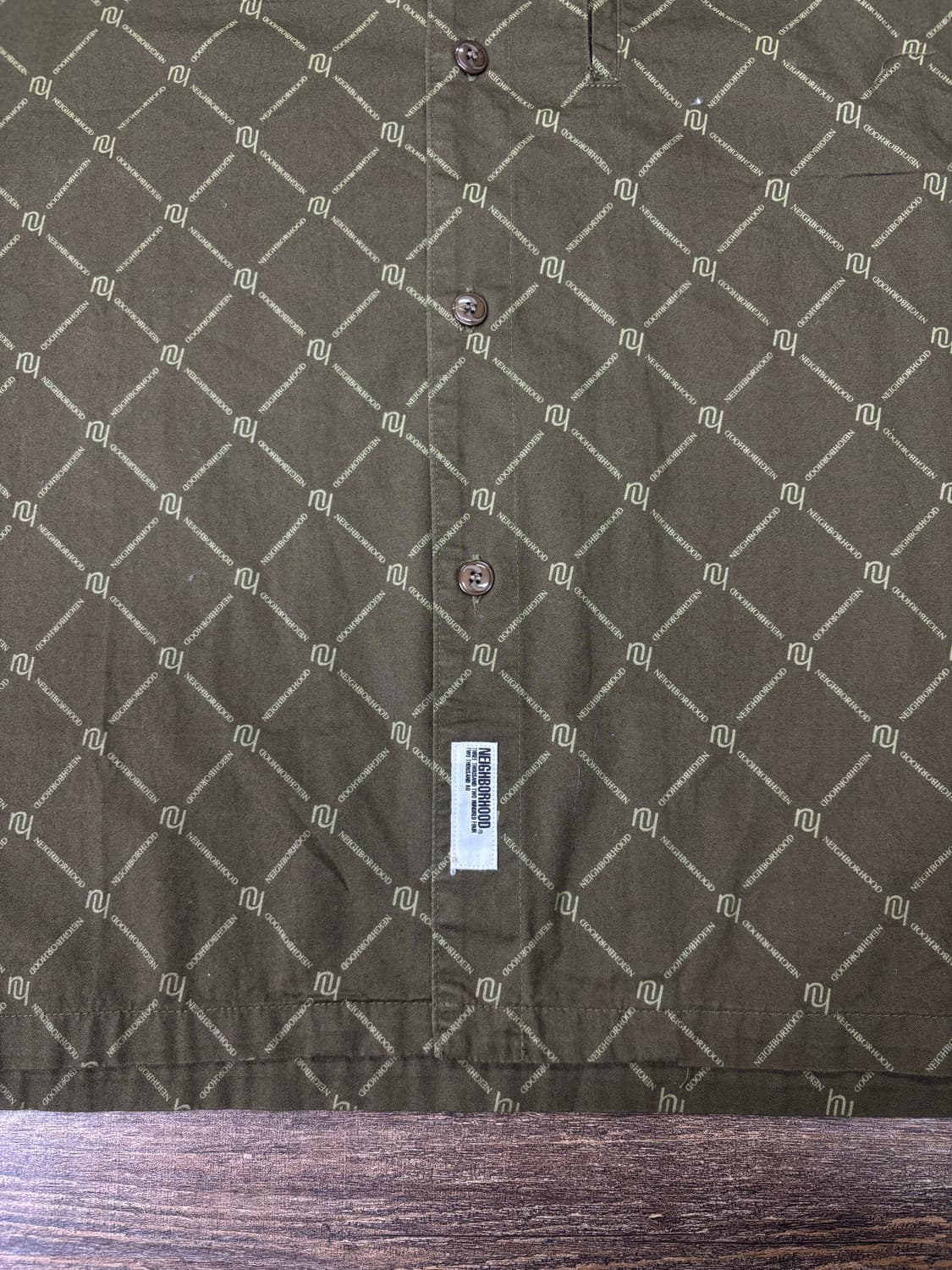 02's 네이버후드 모노그램 반팔 셔츠 상품이미지5