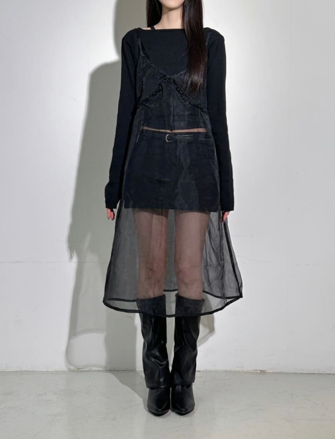 뷔스티에 레이어드 원피스 상품이미지3