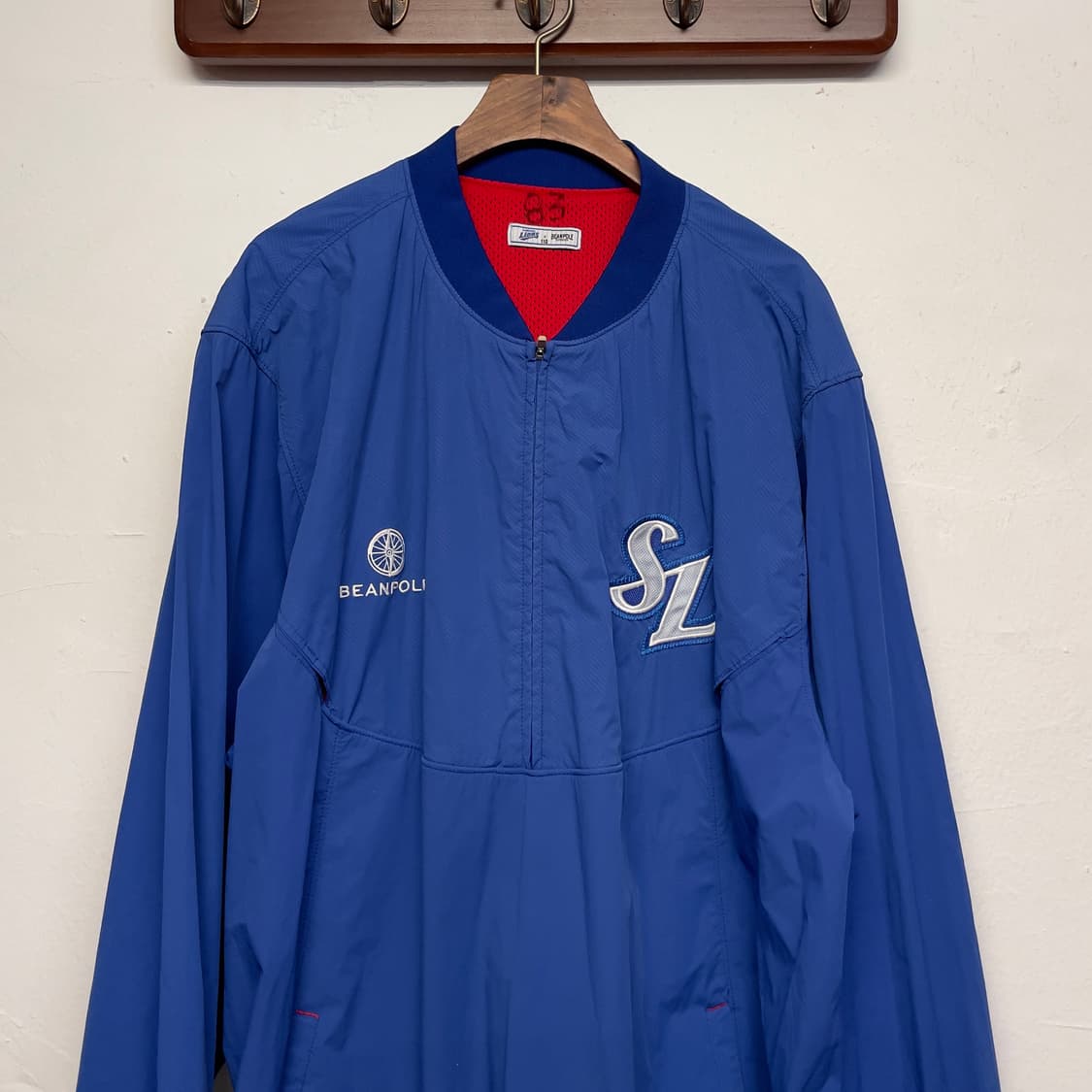 빈폴 삼성라이온즈 블루 아노락 웜업 자켓   상품이미지3