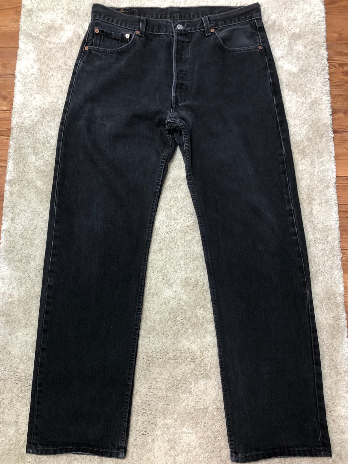 90s 빈티지 리바이스 501 블랙(흑청) USA 상품이미지3