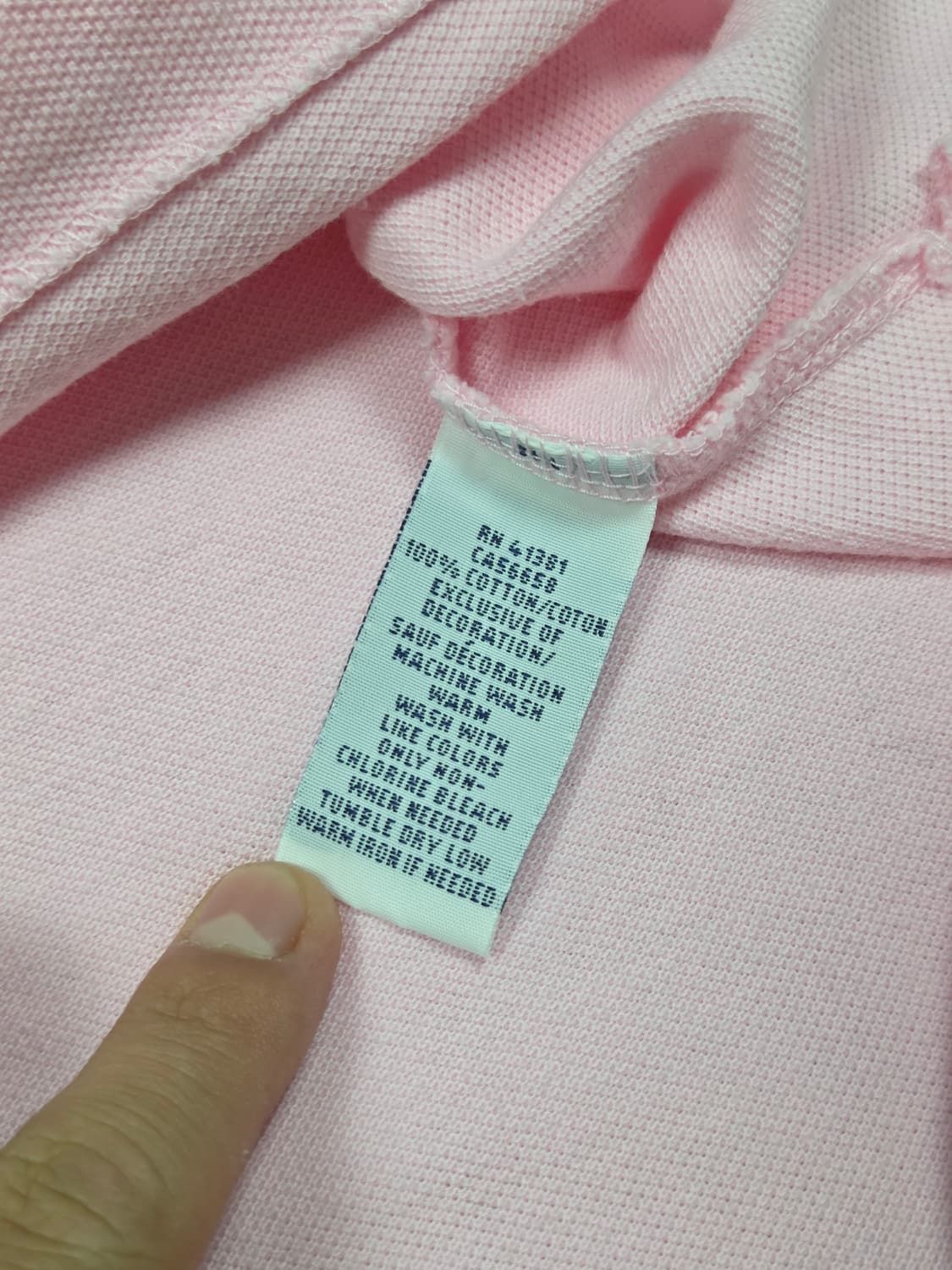 [폴로 랄프로렌] 클래식 핏 스몰 포니 피케 반팔 셔츠 | S00137 상품이미지5