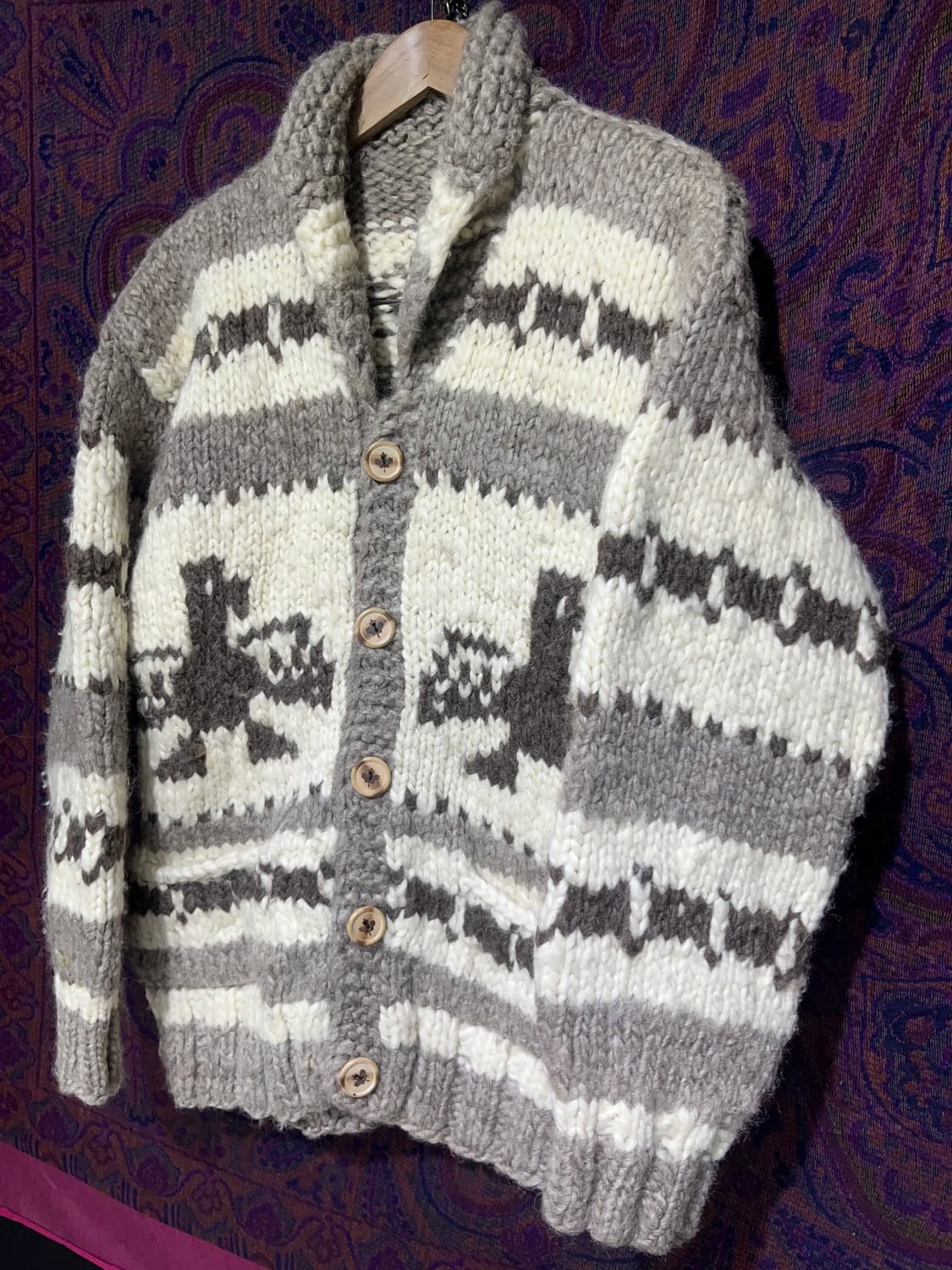 캐나다 코위찬 스웨터 상품이미지2