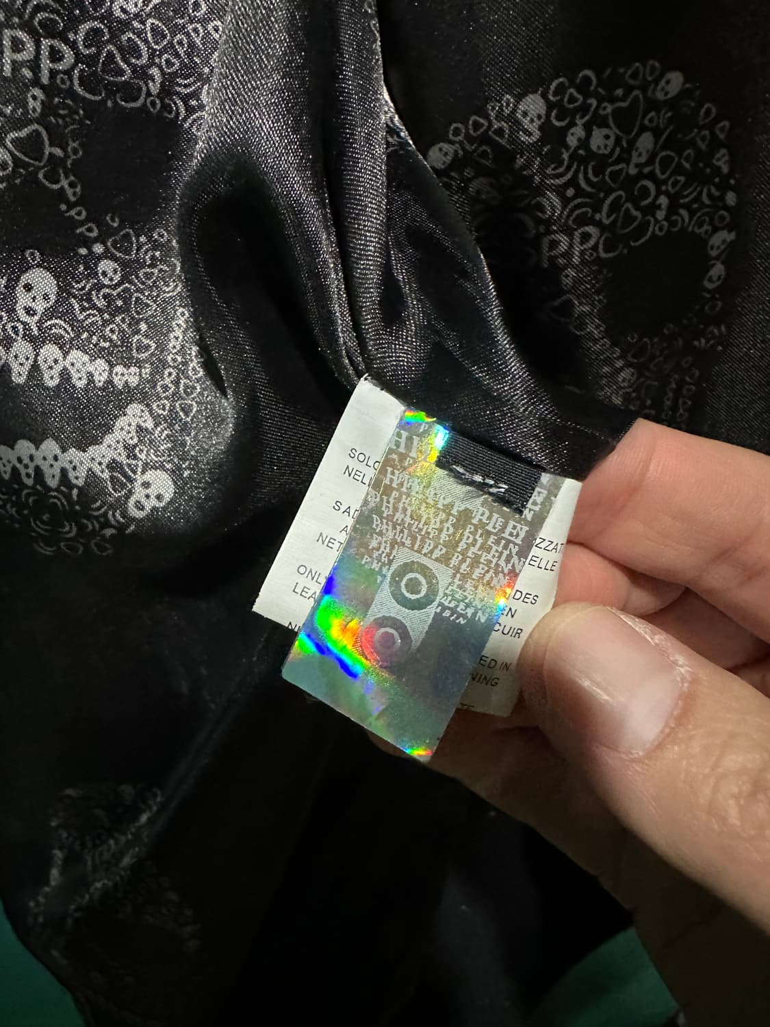 필립플레인 해골 양가죽자켓 100사이즈 상품이미지6