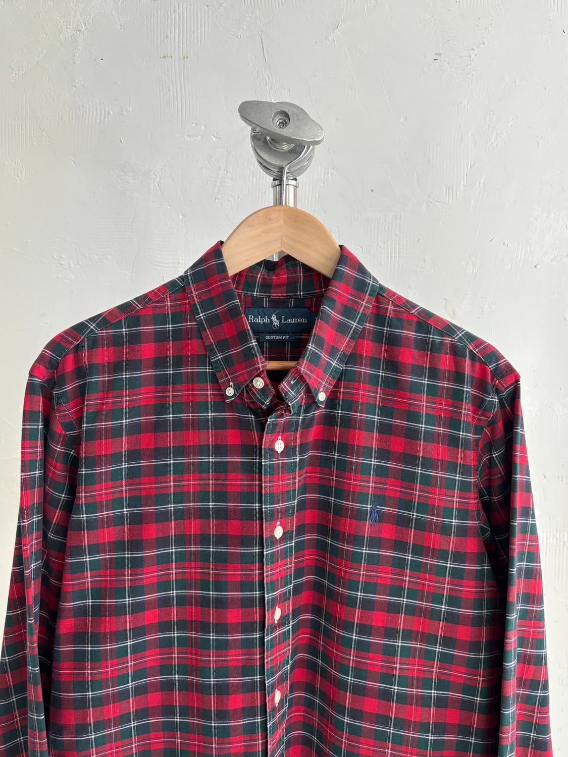 Polo 폴로 랄프로렌 레드 컬러 블랙와치 셔츠 상품이미지2