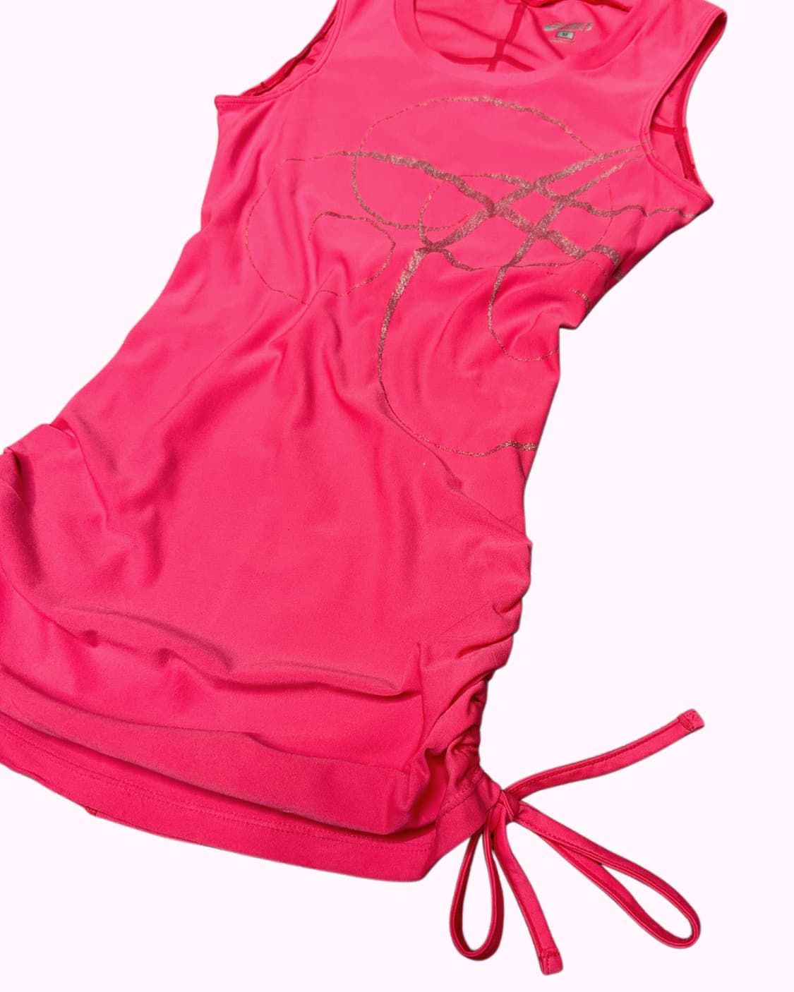 pink shirring sporty sleeveless 상품이미지3