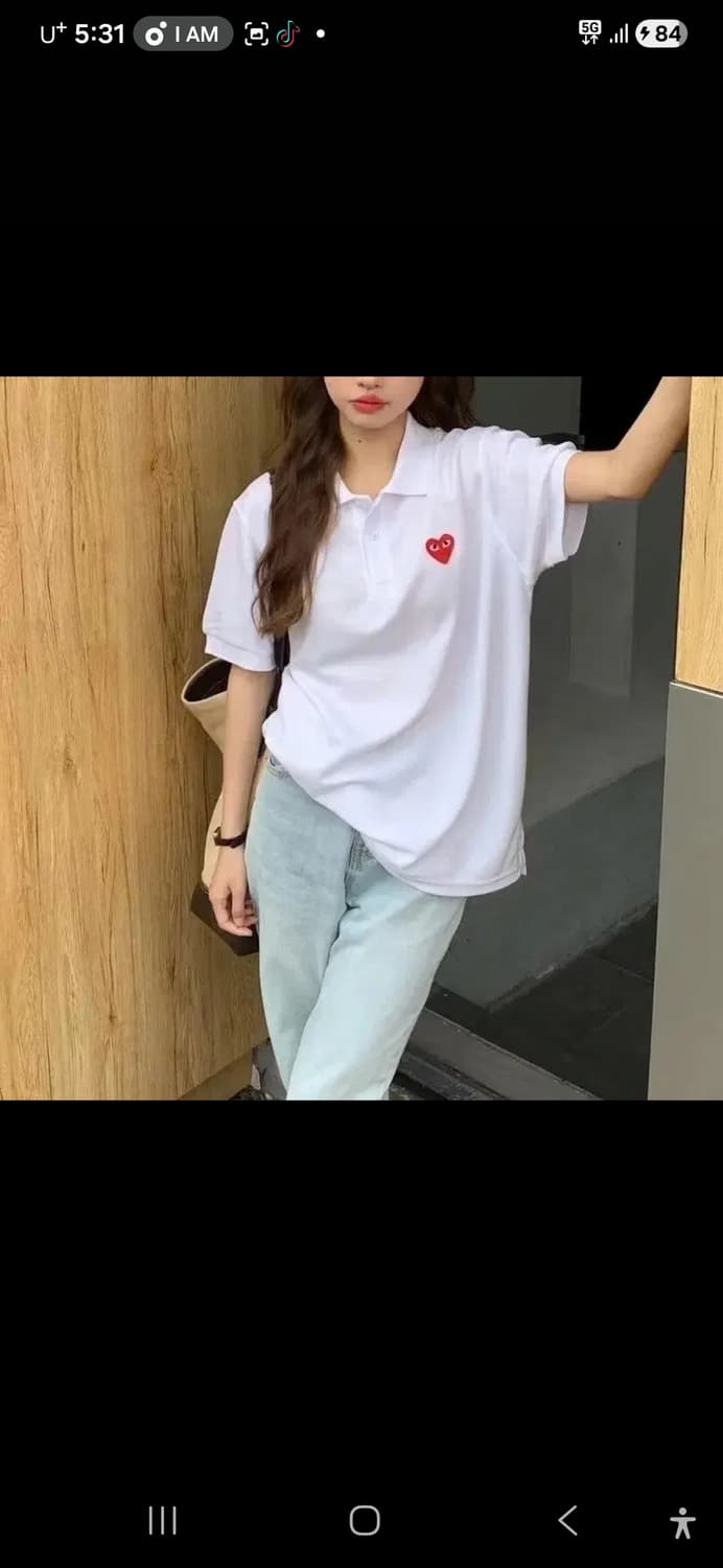 아미 반팔 카라티 상품이미지3