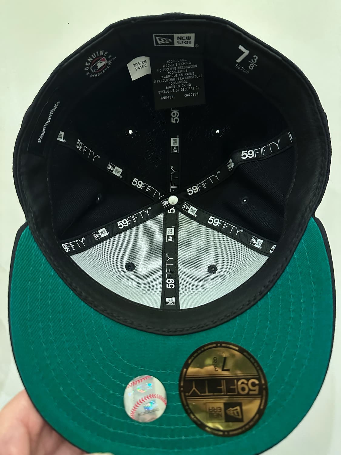 디스이즈네버댓 x 뉴에라 네이비 738 상품이미지4