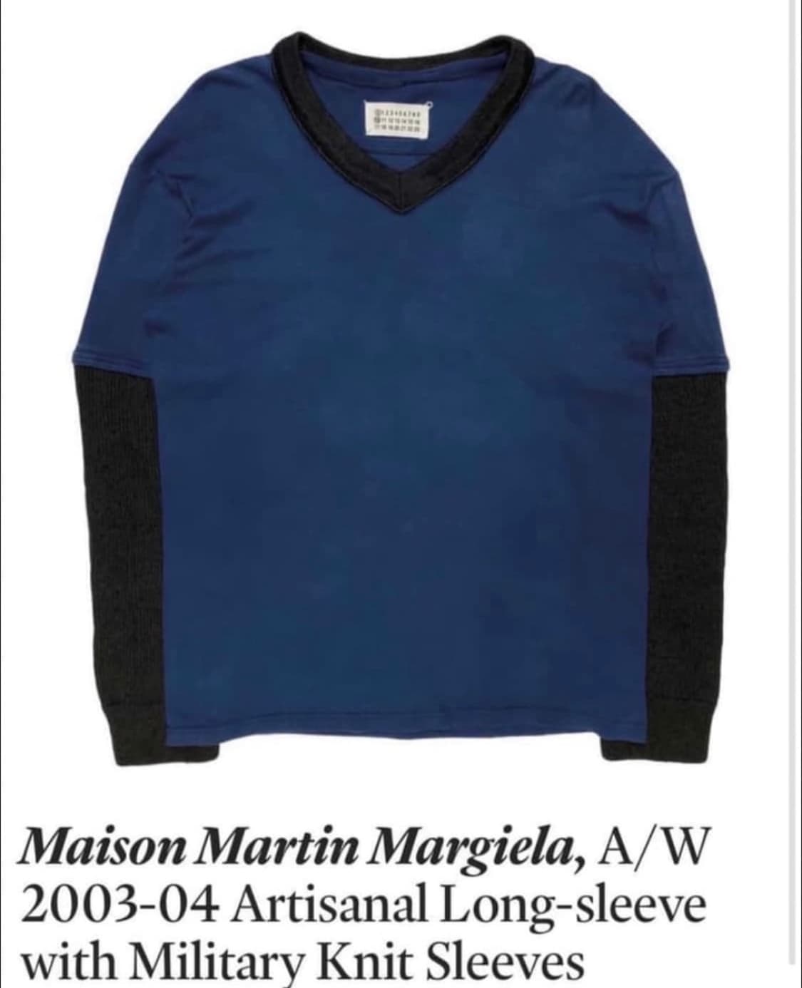 마르지엘라 아티저널 니트 롱슬리브 2사이즈 상품이미지1