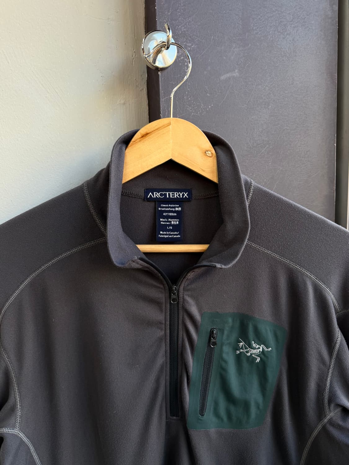 L/ 아크테릭스 RHO 기능성 하프집업 상품이미지3