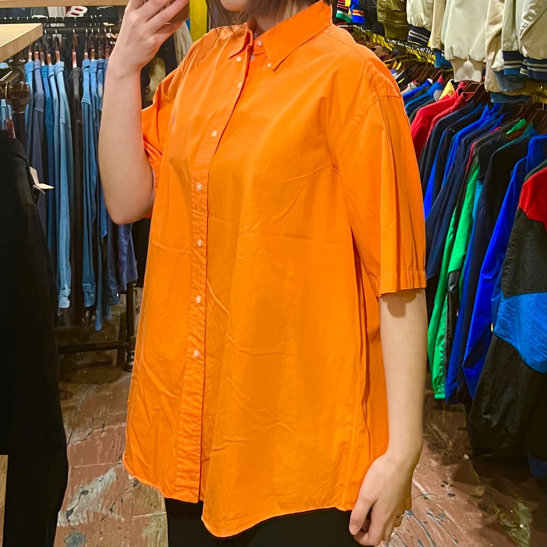 [HI] 폴로 반팔 셔츠 오렌지 상품이미지4