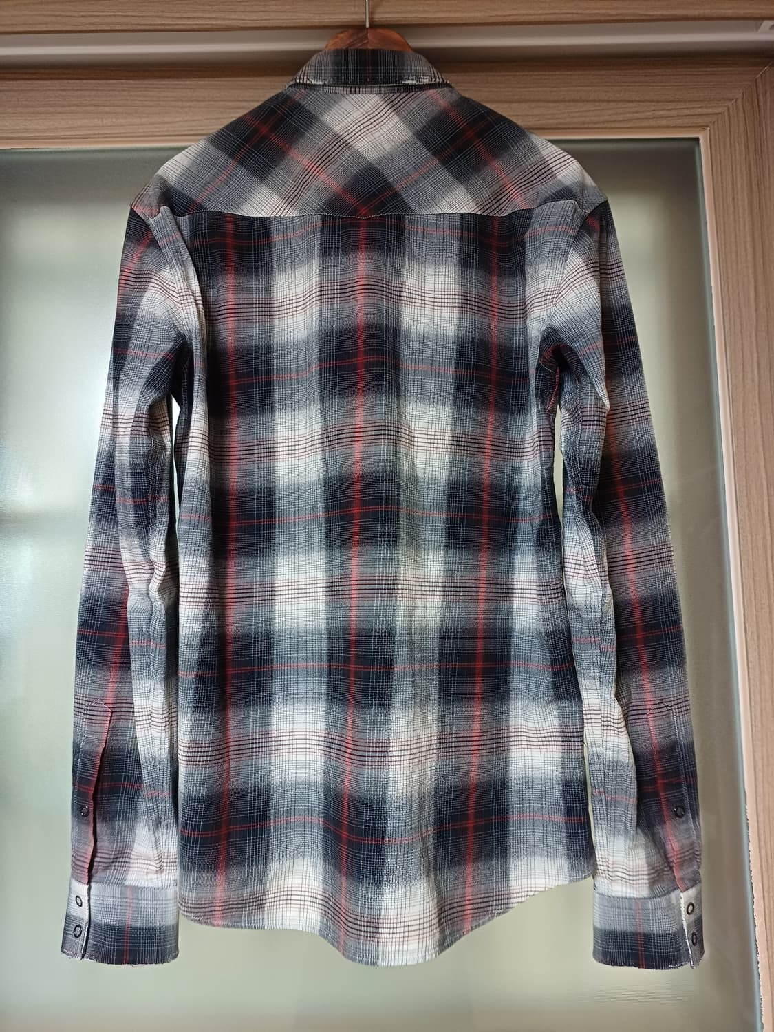 Balmain 2010 AW 발망 카우보이 셔츠 데카르넹 플란넬 체크셔츠 상품이미지6