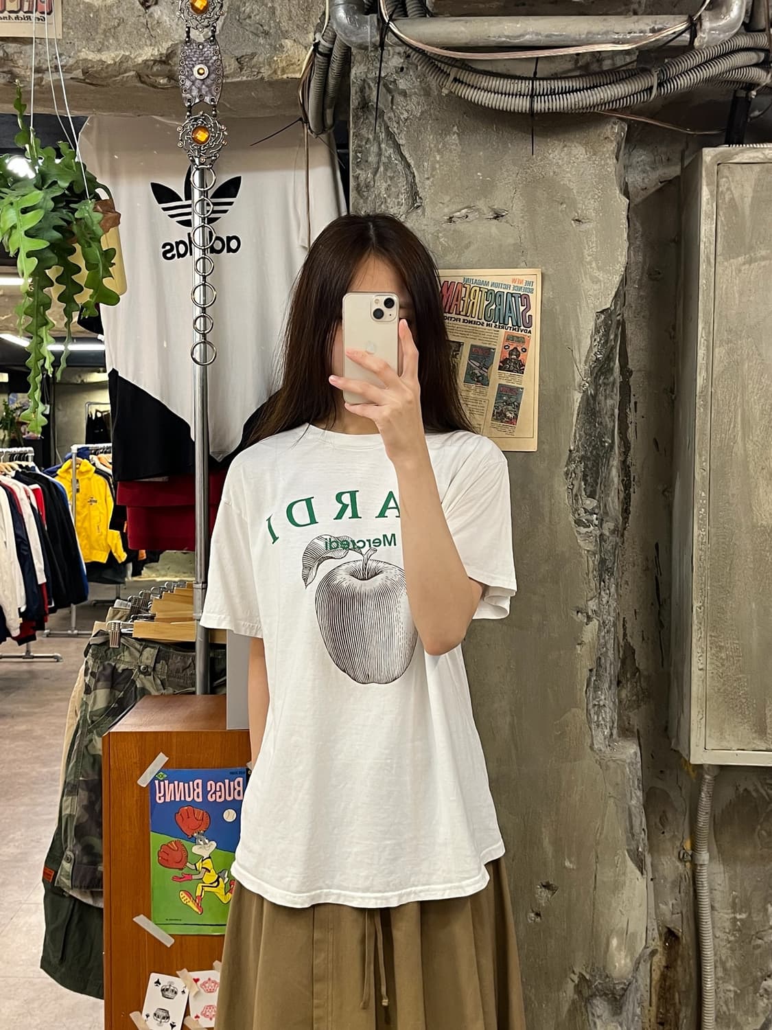 마르디 메르크디 반팔티 화이트 M #csz647 상품이미지2