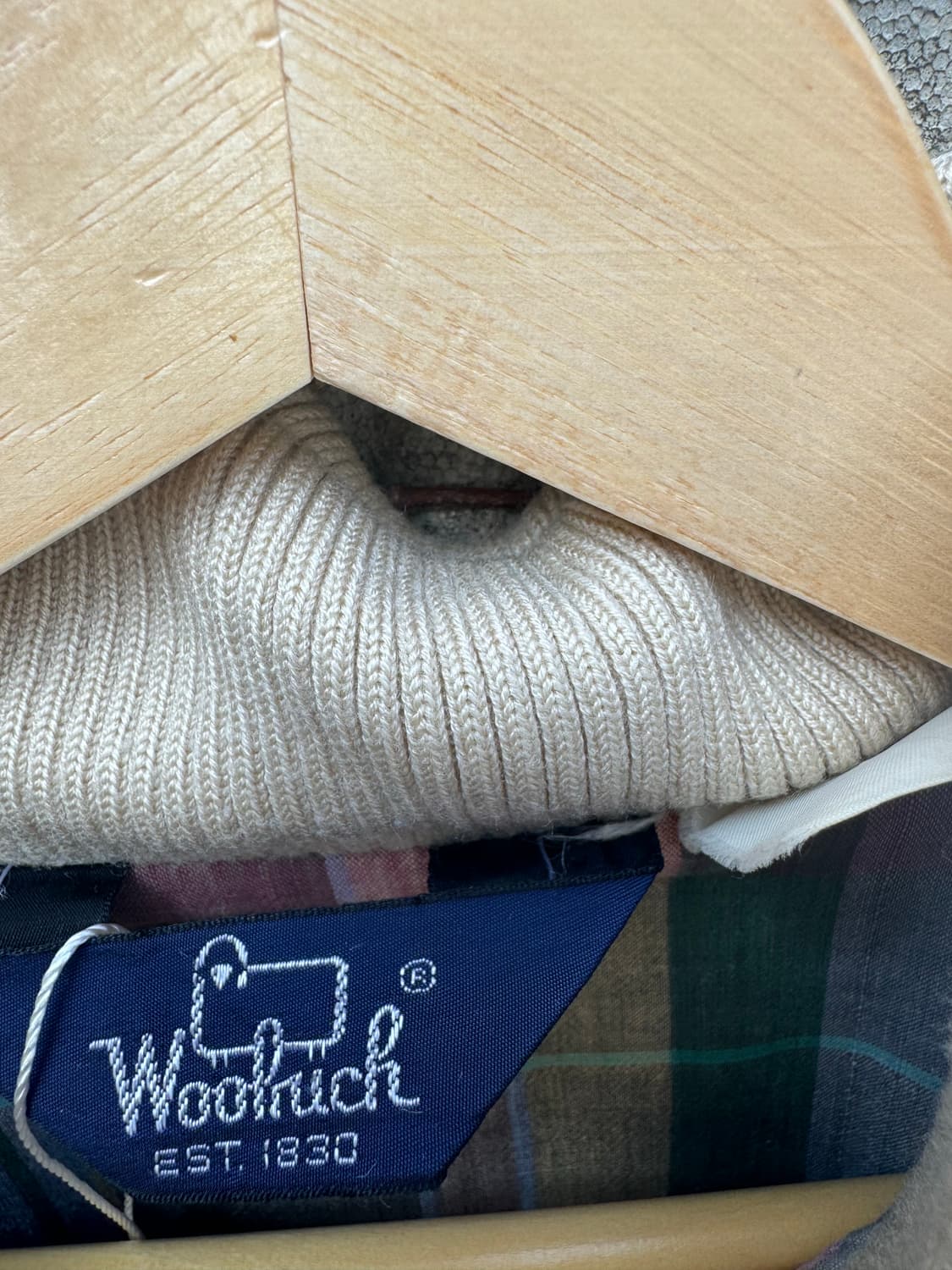 80s 울리치 usa 빈티지 바라쿠타 헤링턴 자켓 아이보리  상품이미지5