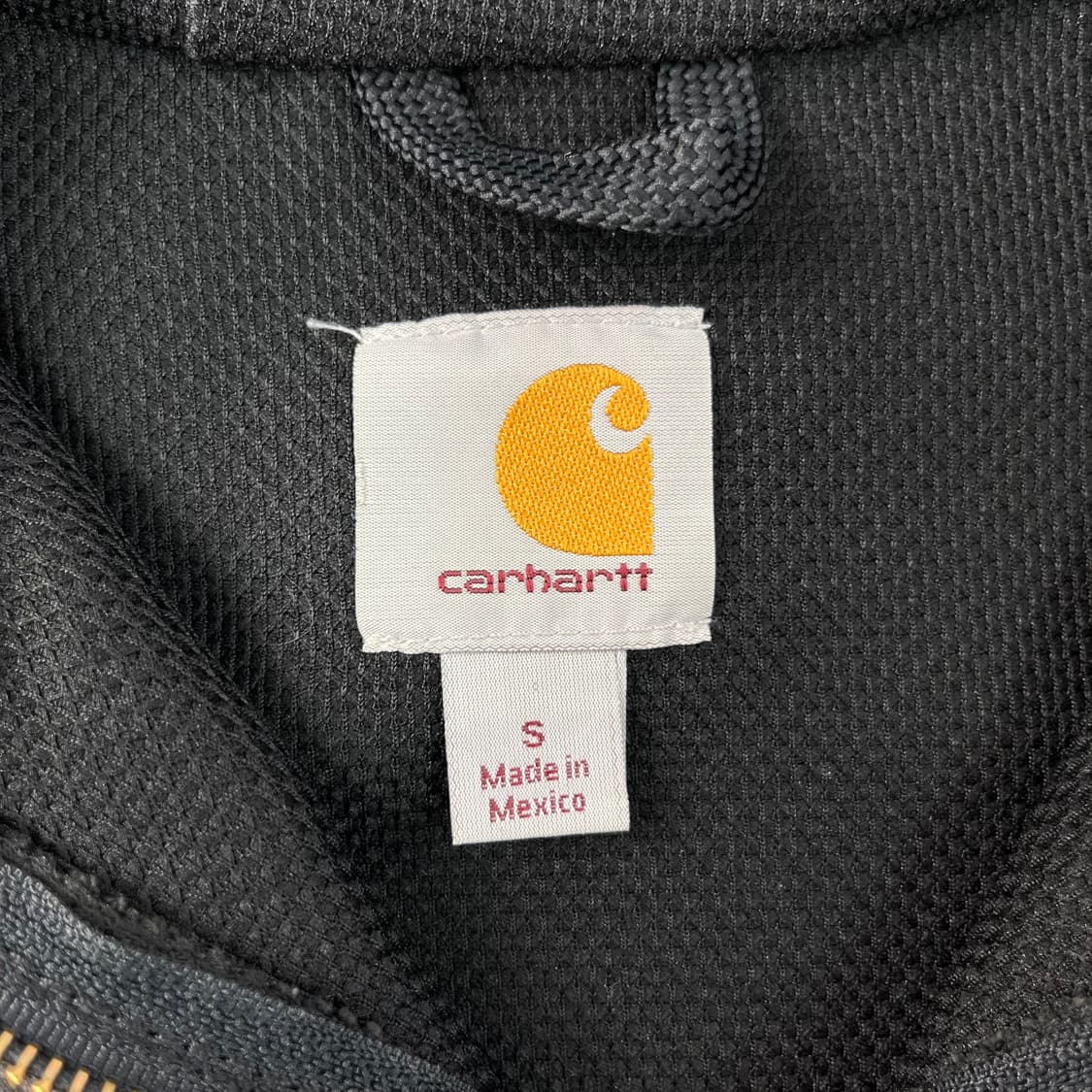 100 칼하트 써멀 블랙 후드집업 상품이미지2