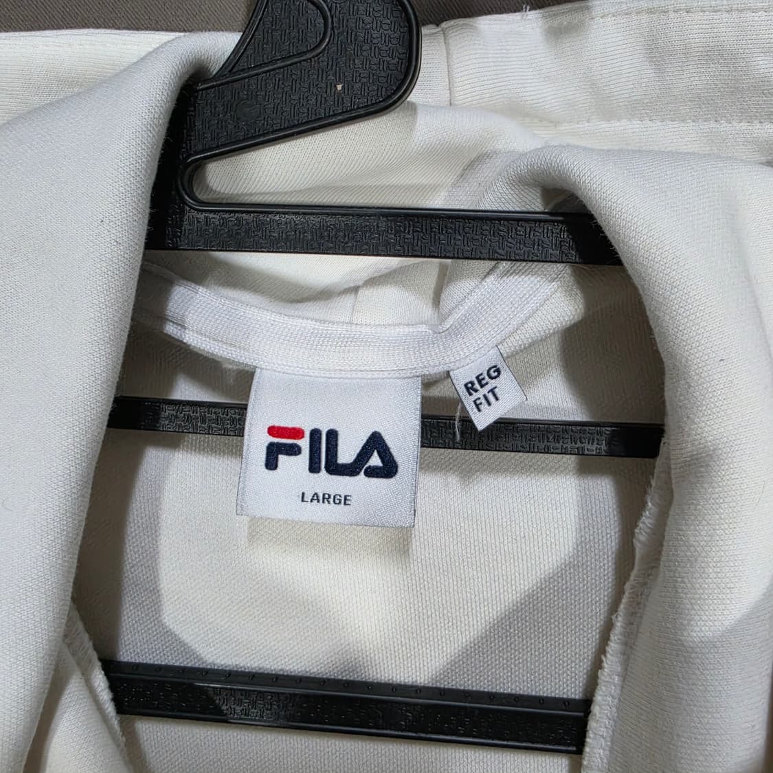 휠라 FILA 흰색 후드티 상품이미지2