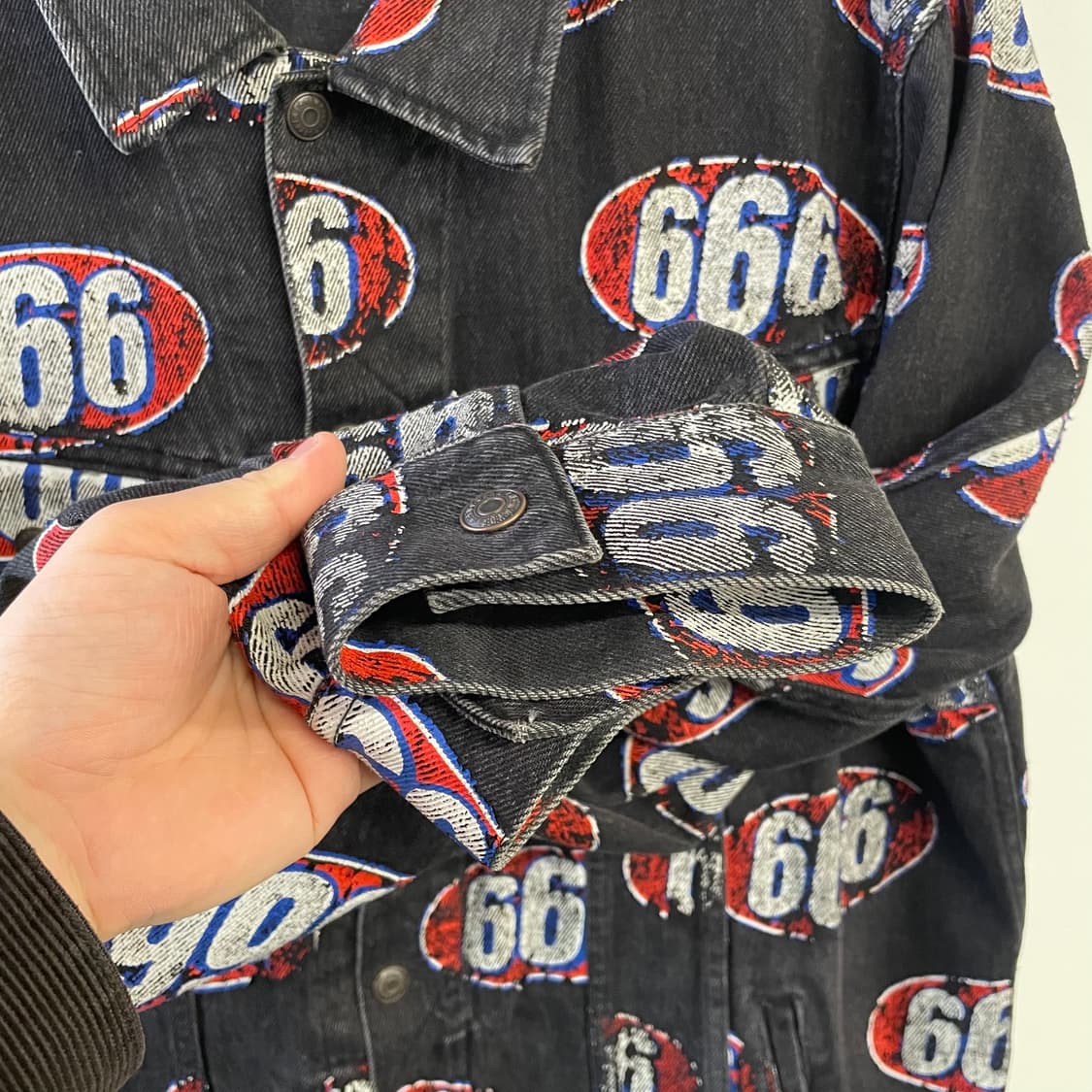 17시즌 슈프림 666 데님 자켓 상품이미지5