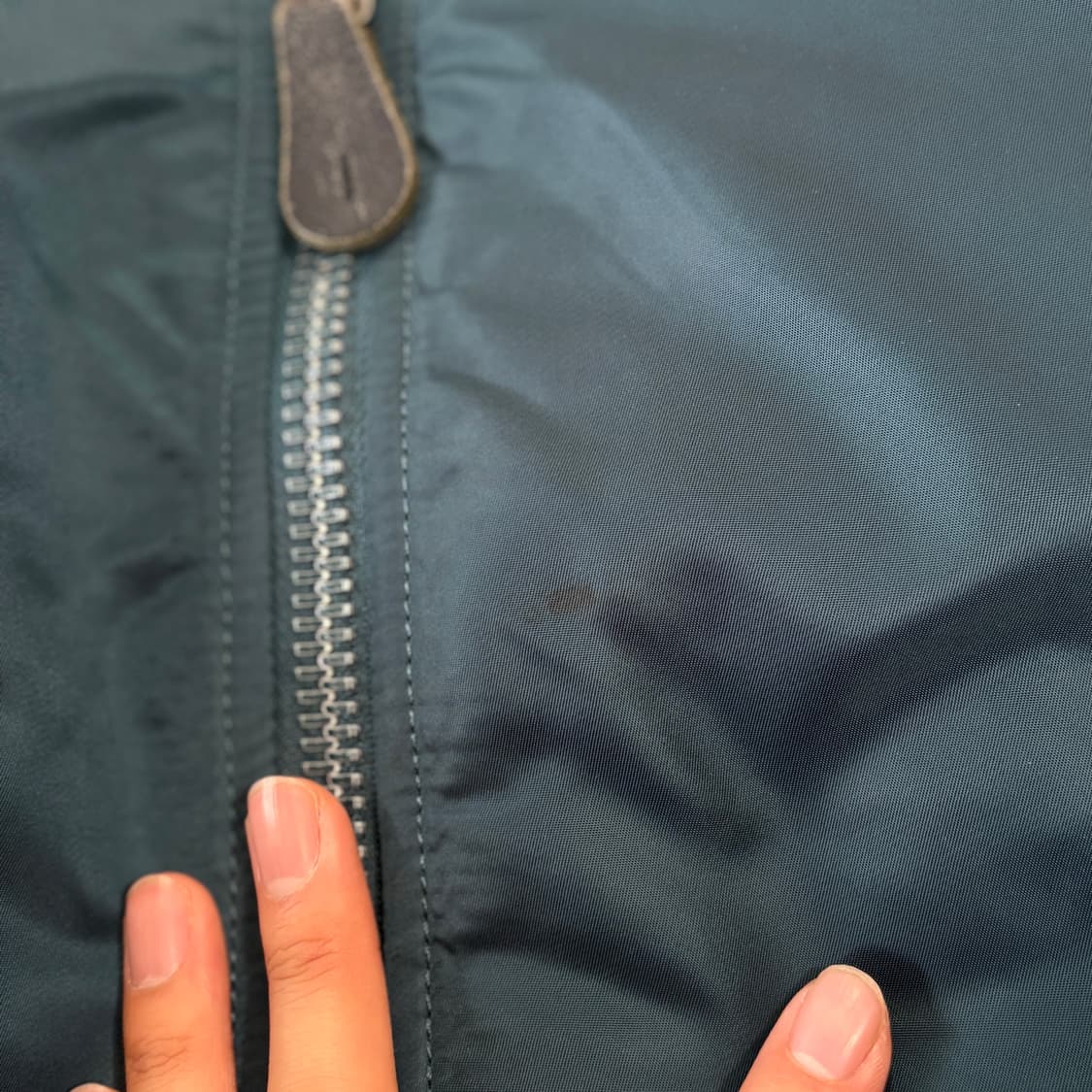 알파인더스트리 정품 청록 양면 ma-1 자켓 상품이미지6