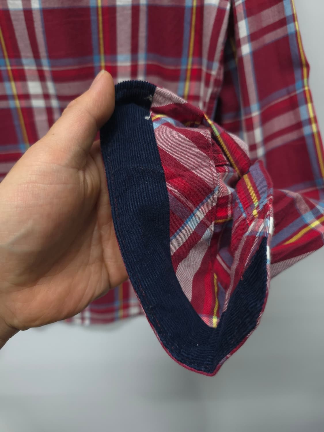 타미힐피거 가슴패치 레드체크 셔츠 (95) 상품이미지9