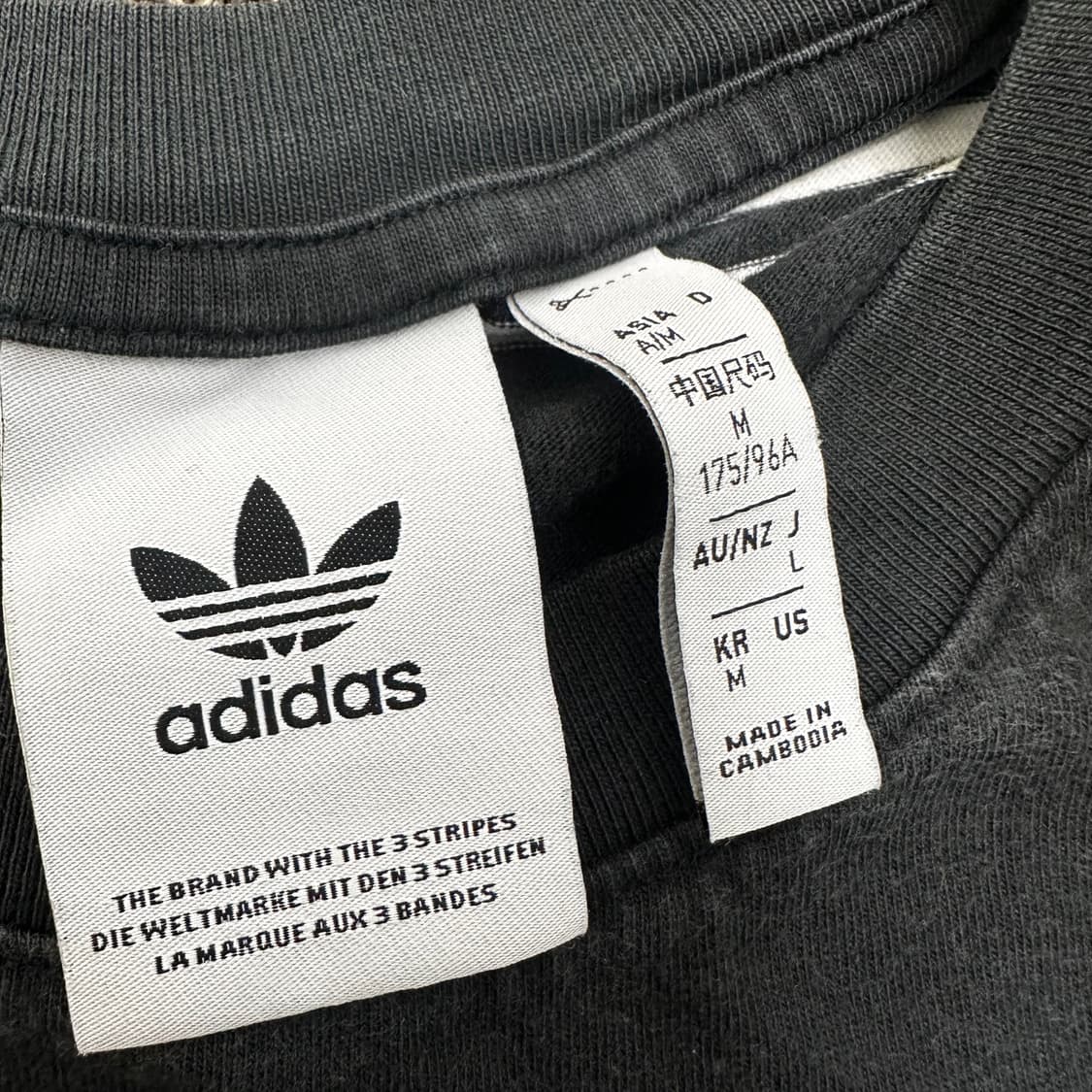 아디다스 스트라이프 여성 반팔티셔츠 M 상품이미지3