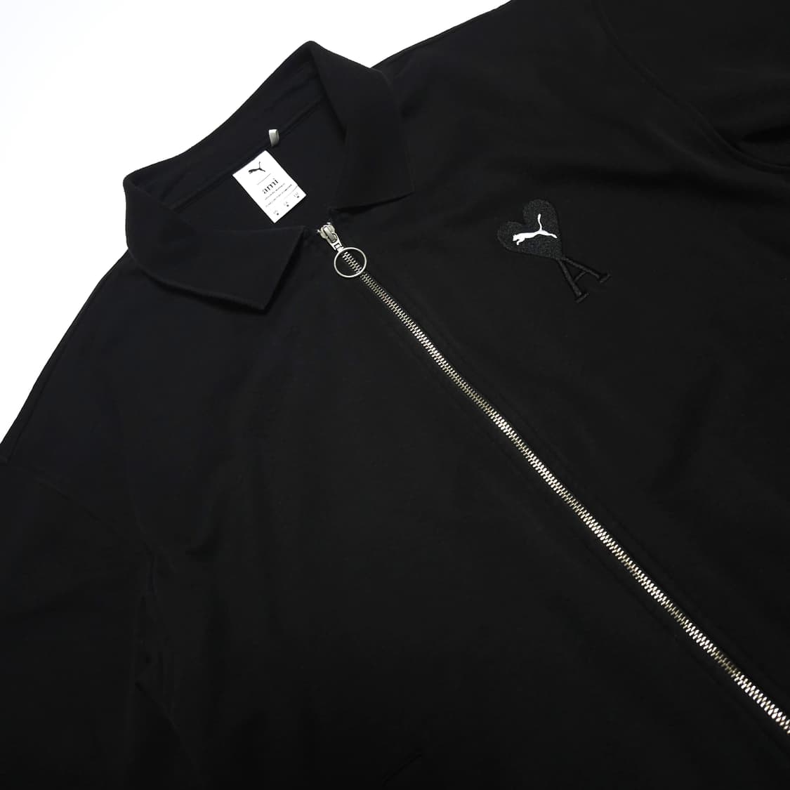 아미 Ami X 푸마 트랙탑 자켓 블랙 상품이미지4