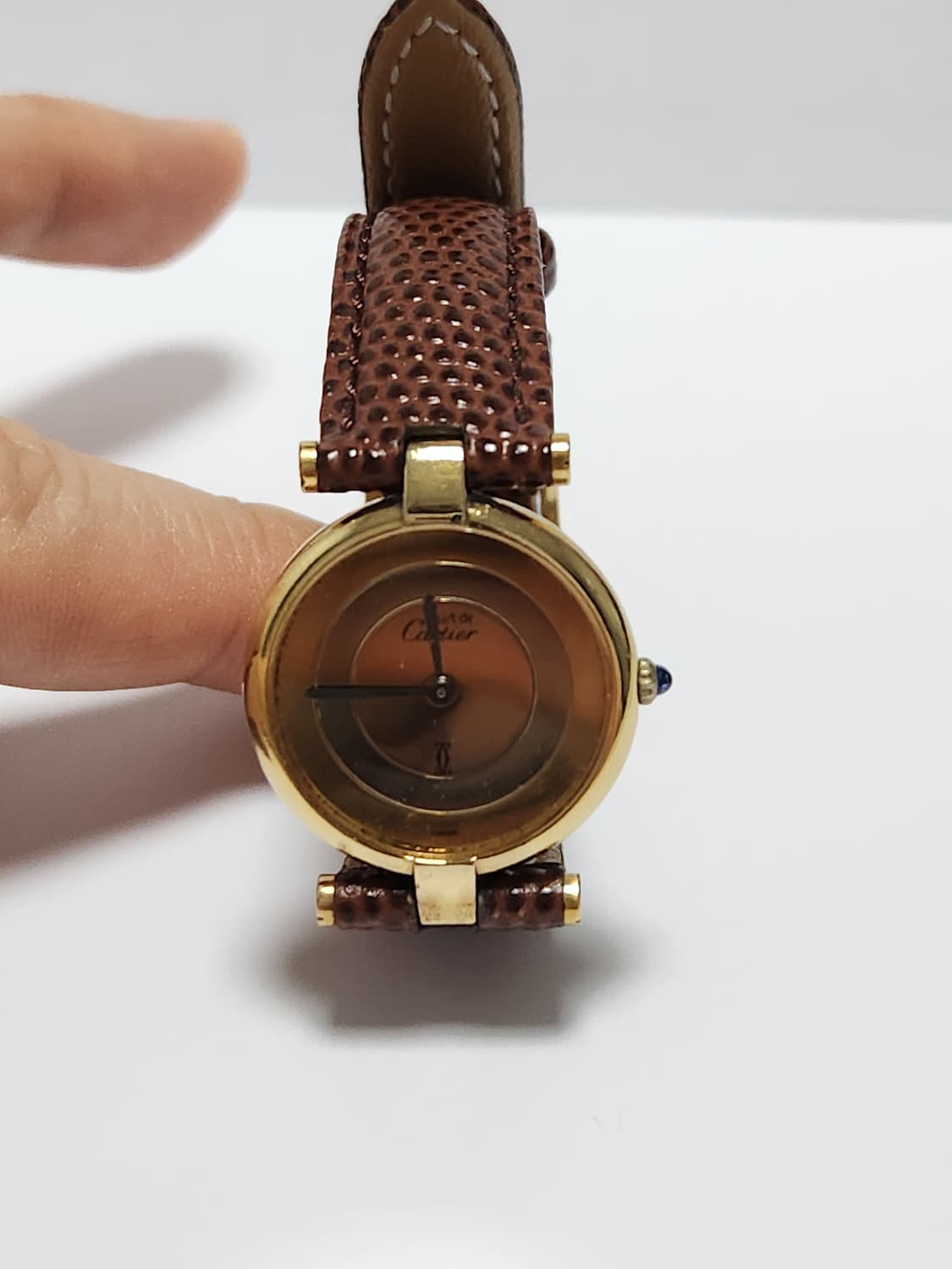 까르띠에 머스트 루이 방돔(vendome) 버메일 트리니티 빈티지  시계 상품이미지3