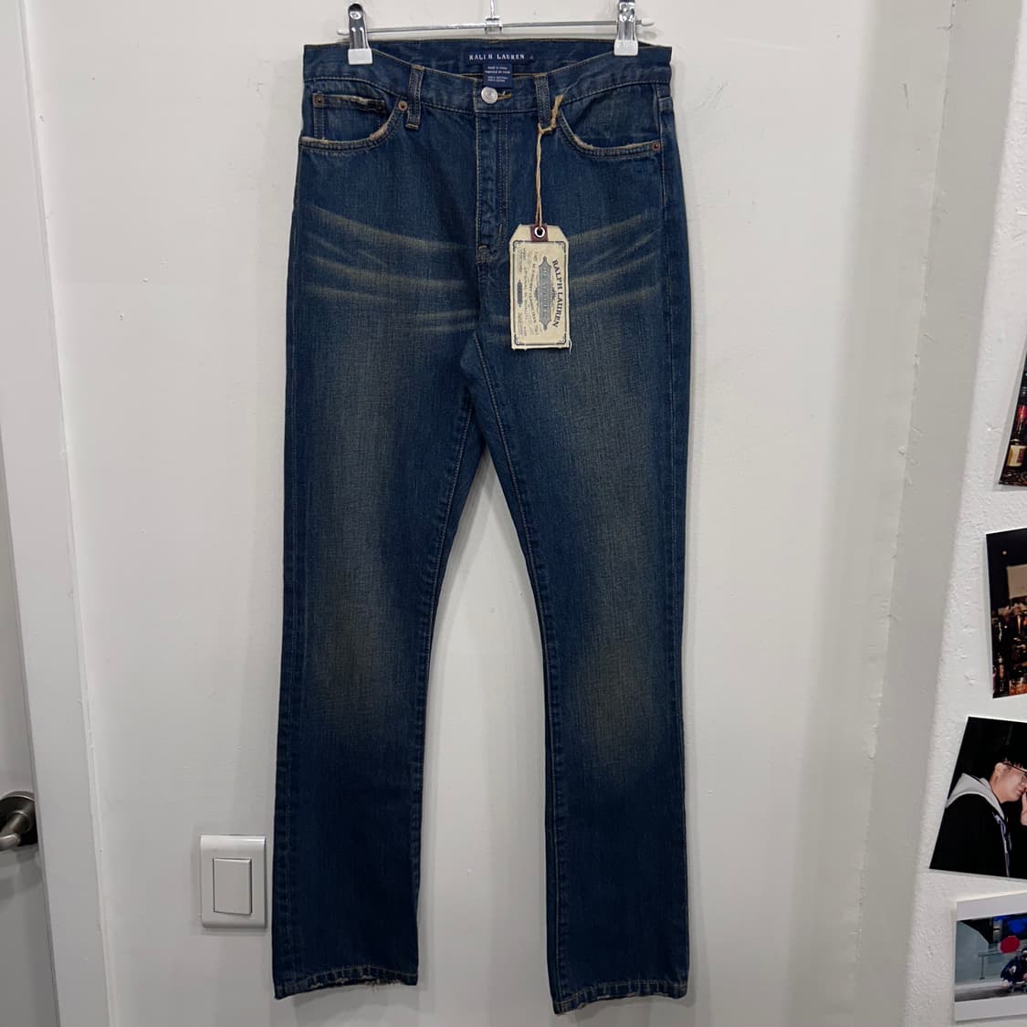 폴로 랄프로렌 슬림핏 샌드워싱 데님팬츠 상품이미지2