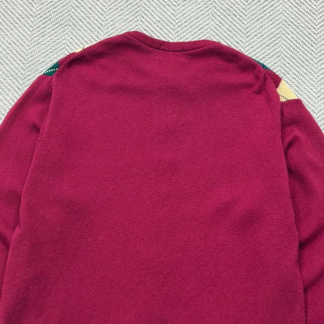 아일랜드 아가일 울 니트 가디건 v2599 상품이미지4