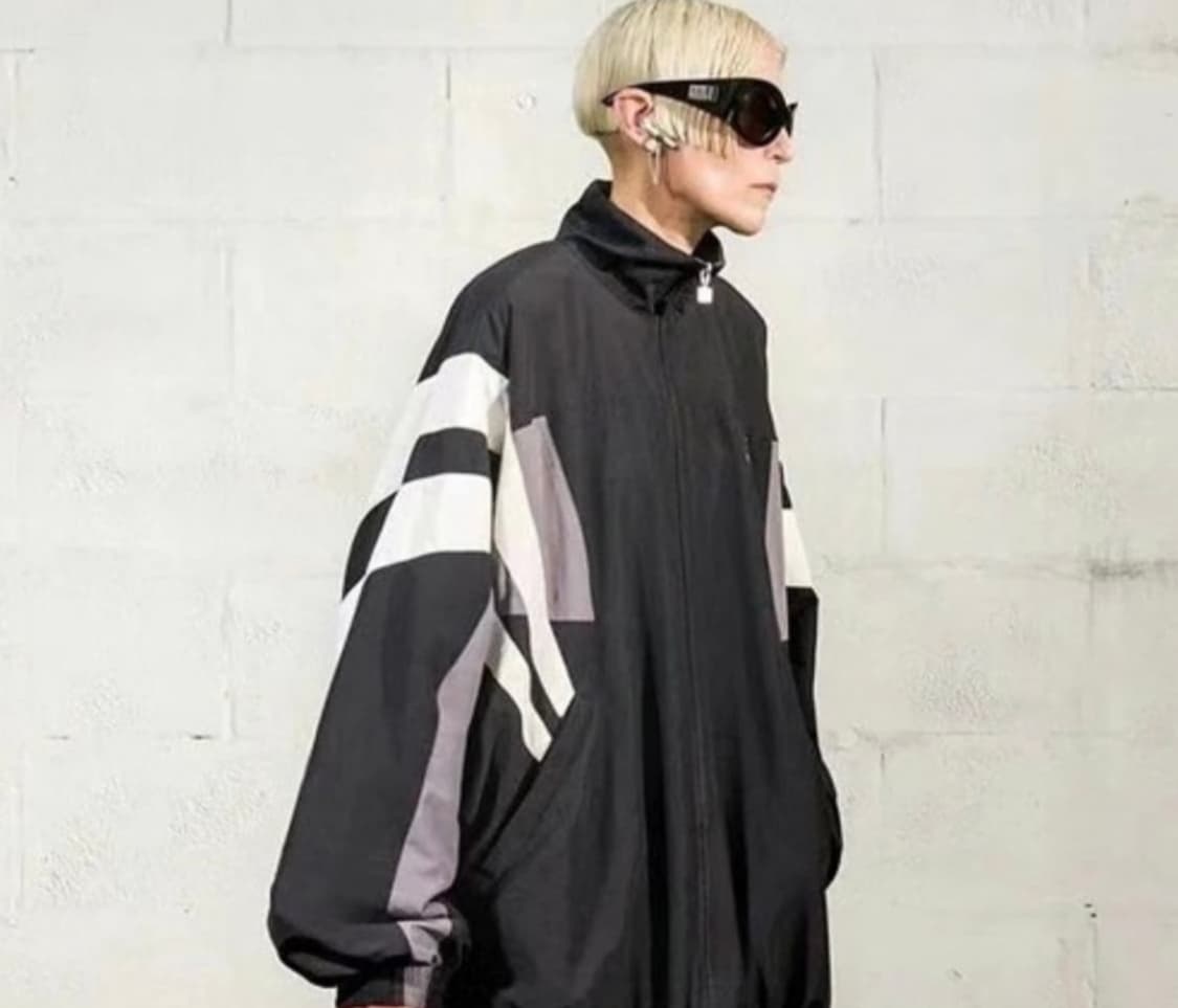 발렌시아가 스포티비 나일론 트랙자켓 검회 상품이미지1