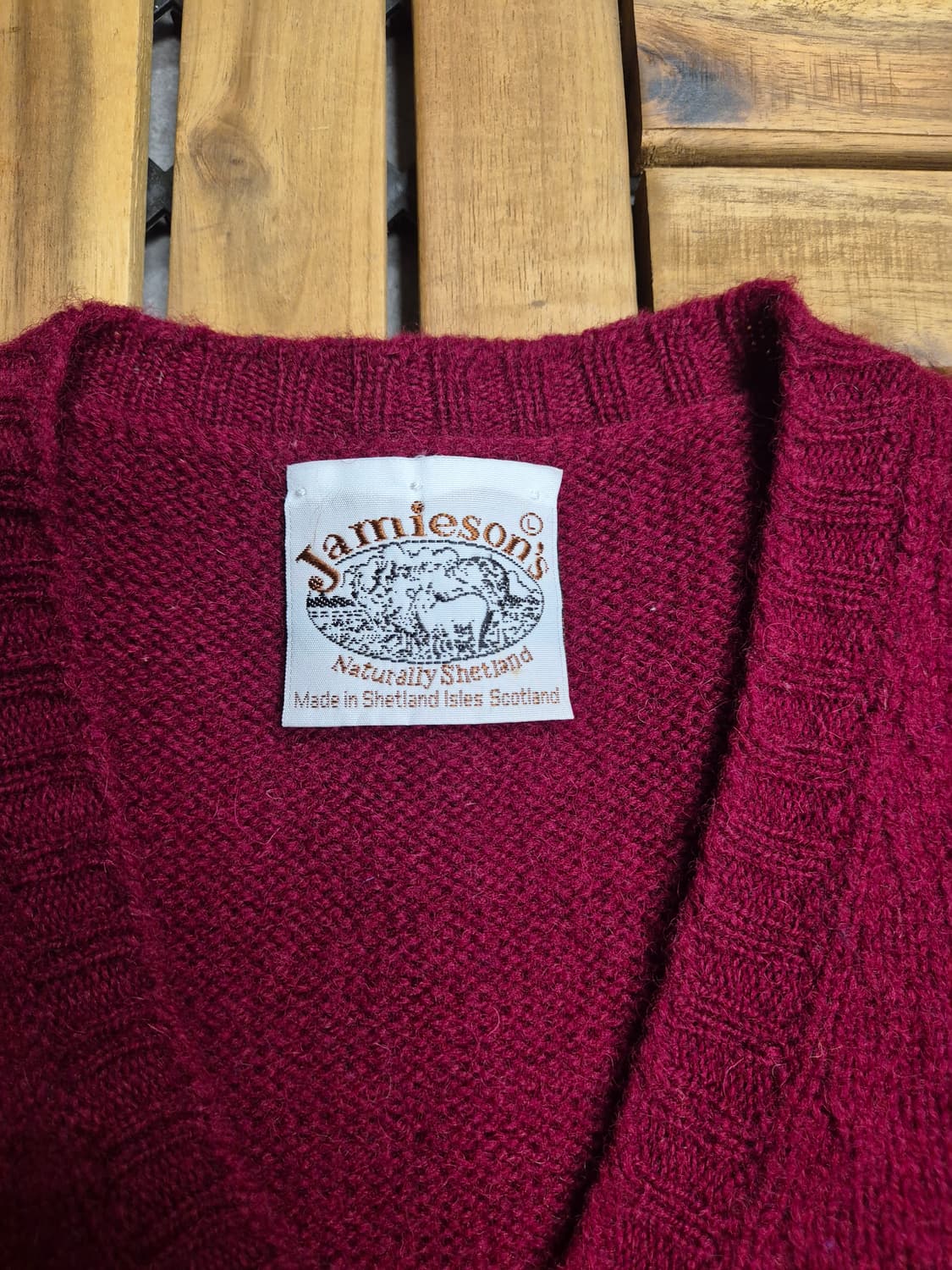 jamiesons 제이미슨스 셔틀랜드 울 니트 베스트 상품이미지2