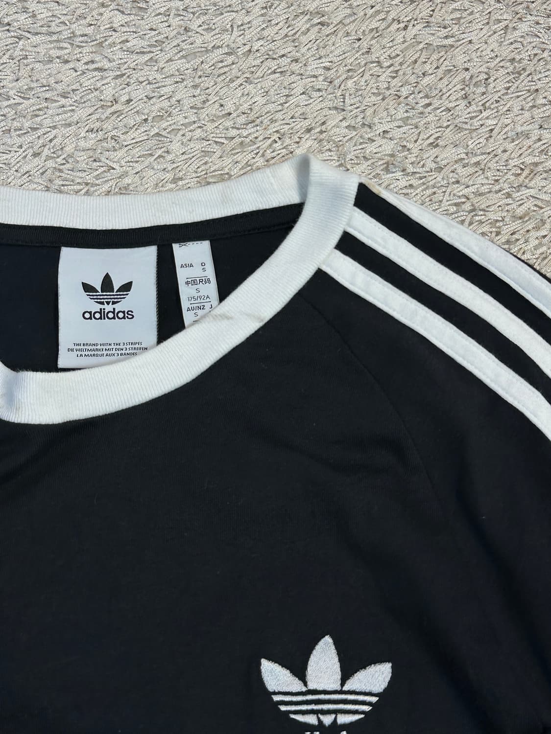 아디다스 ADIDAS 파이어버드 스포티 반팔 티셔츠 블랙 상품이미지6