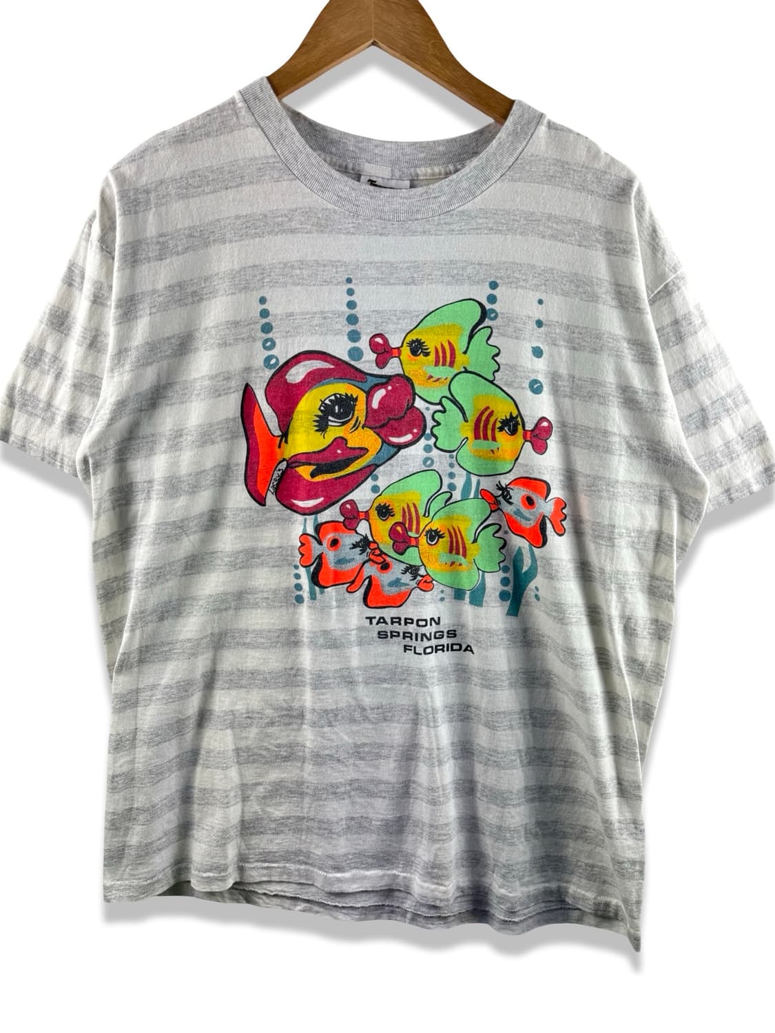 90S 미국제조 싱글스티치 열대어 티셔츠2292 상품이미지1