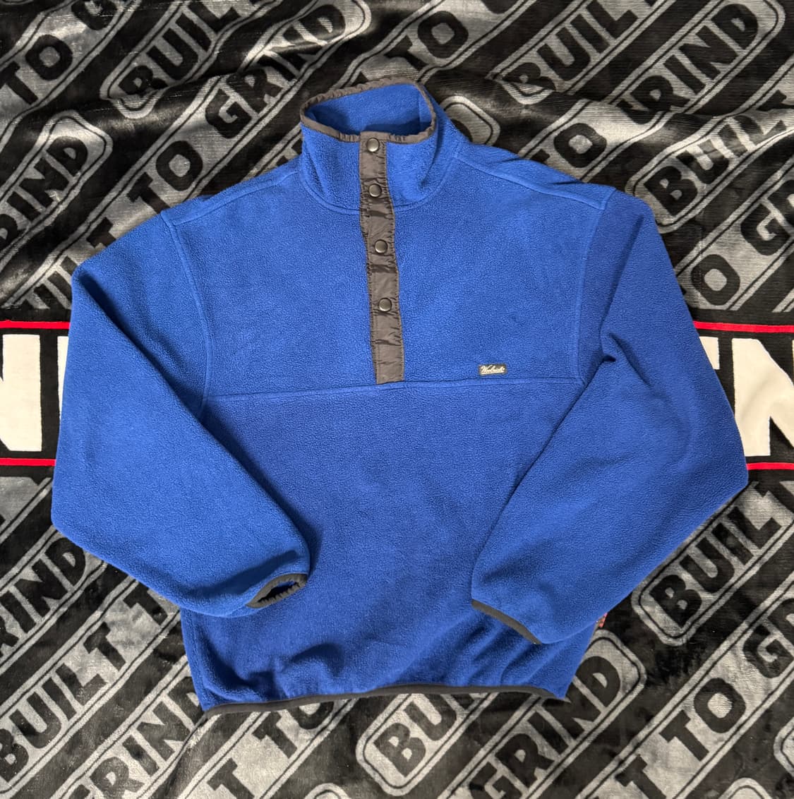 울리치 쿼터 스냅 티 플리스 풀오버 블루 블랙 상품이미지1