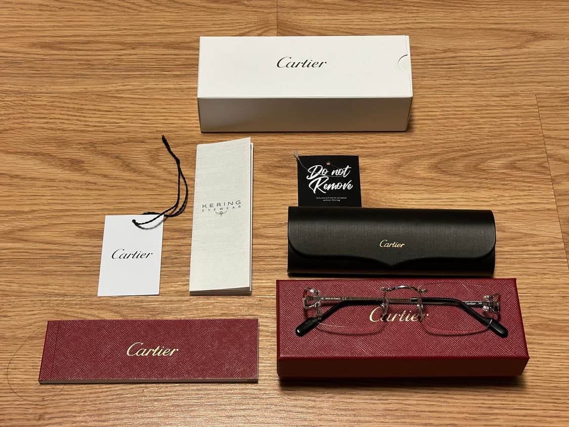 까르띠에 무테 안경 CT0344O 002 (53mm) 상품이미지5