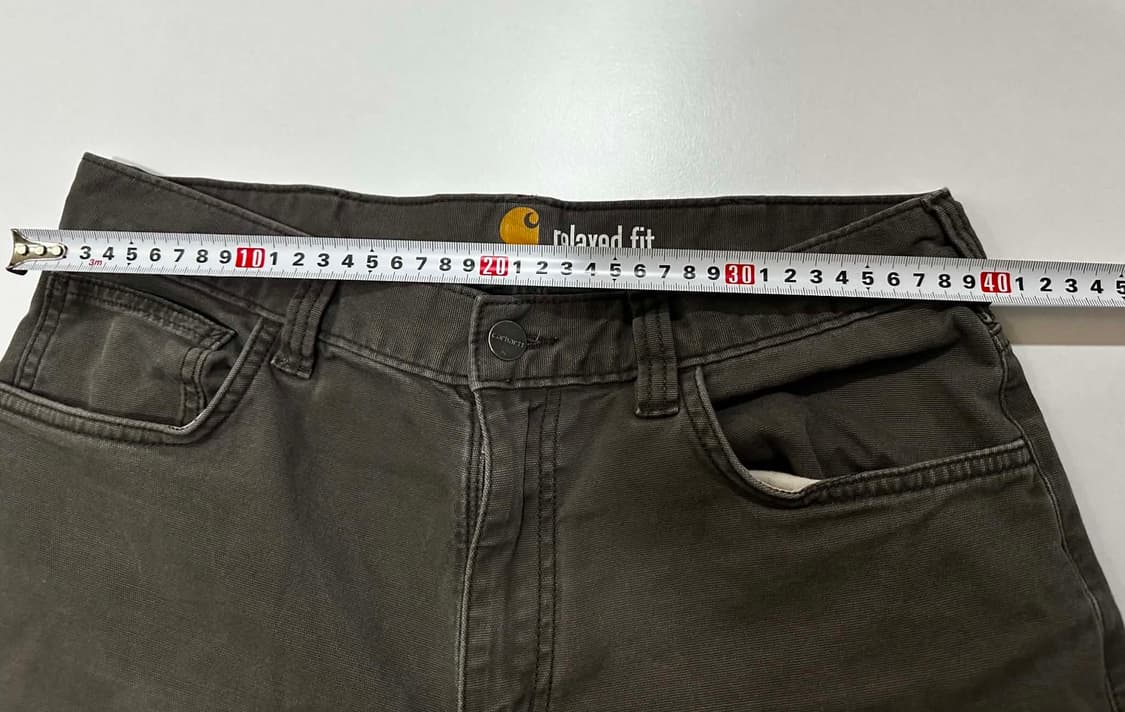 칼하트 워크 팬츠 다크 브라운 상품이미지5