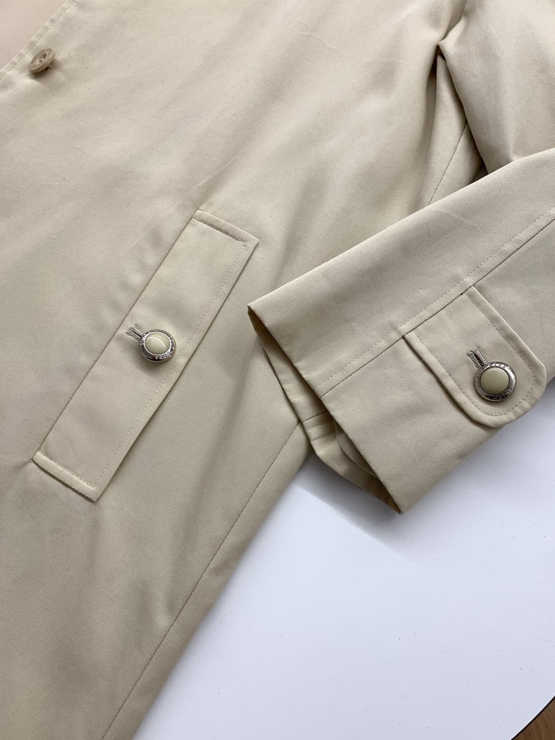 꾸레쥬 싱글 트렌치 코트 90  상품이미지7