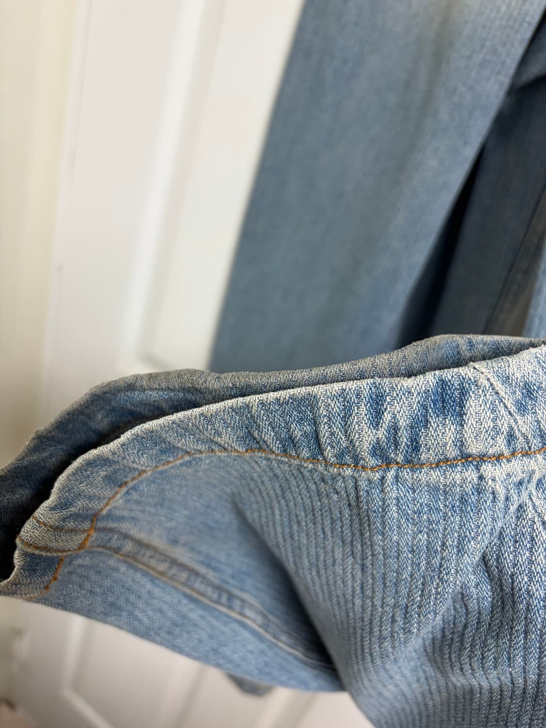 노운 코듀로이 데님팬츠 라이트블루 1사 상품이미지4