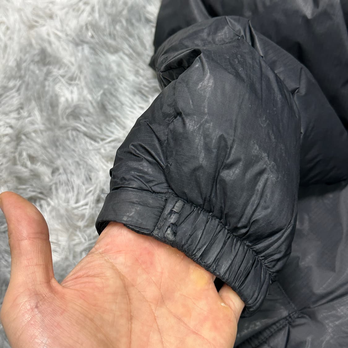 노스페이스 800 로체 블랙 숏패딩 95 상품이미지5