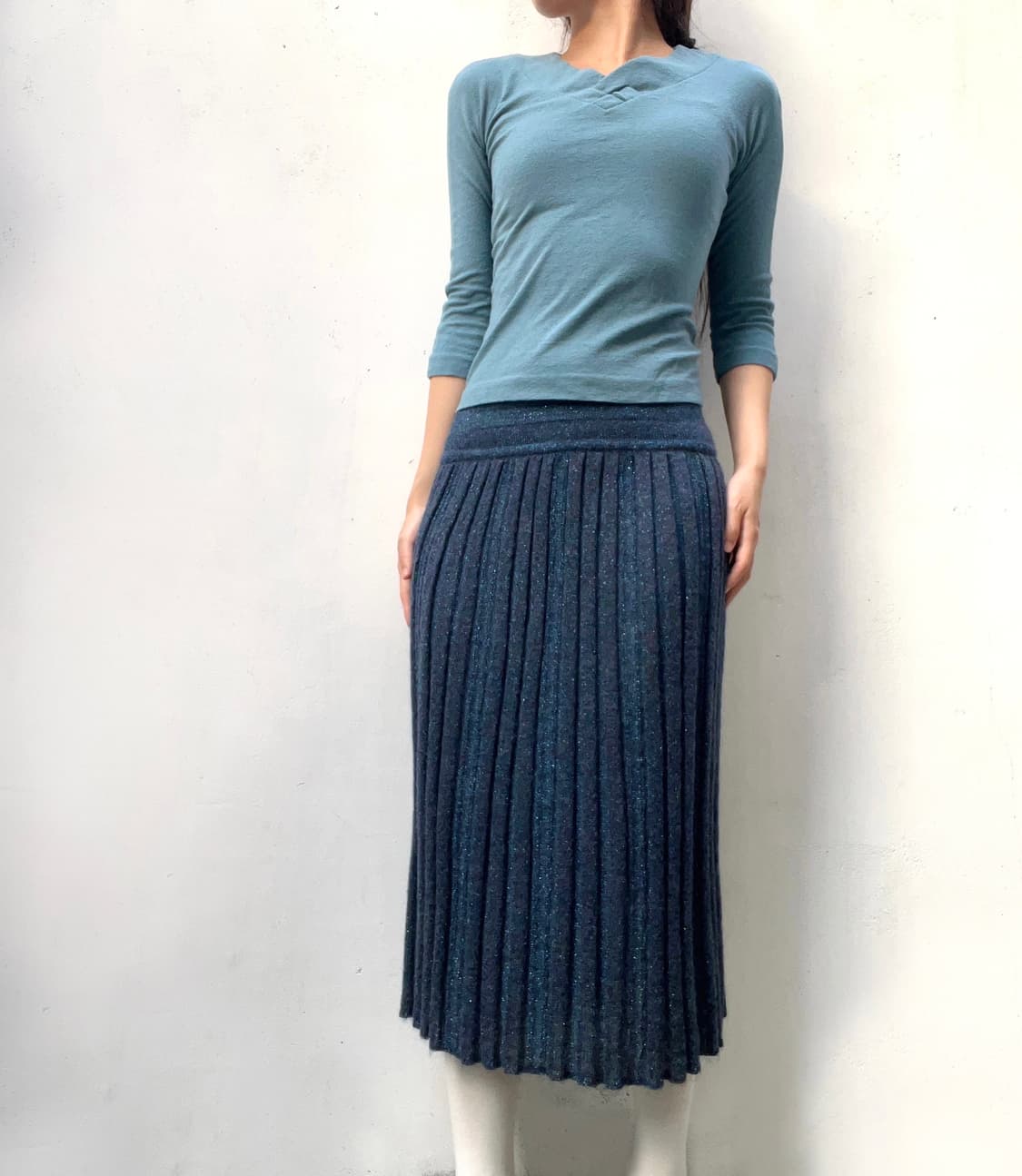 Blue pearl skirt 상품이미지5