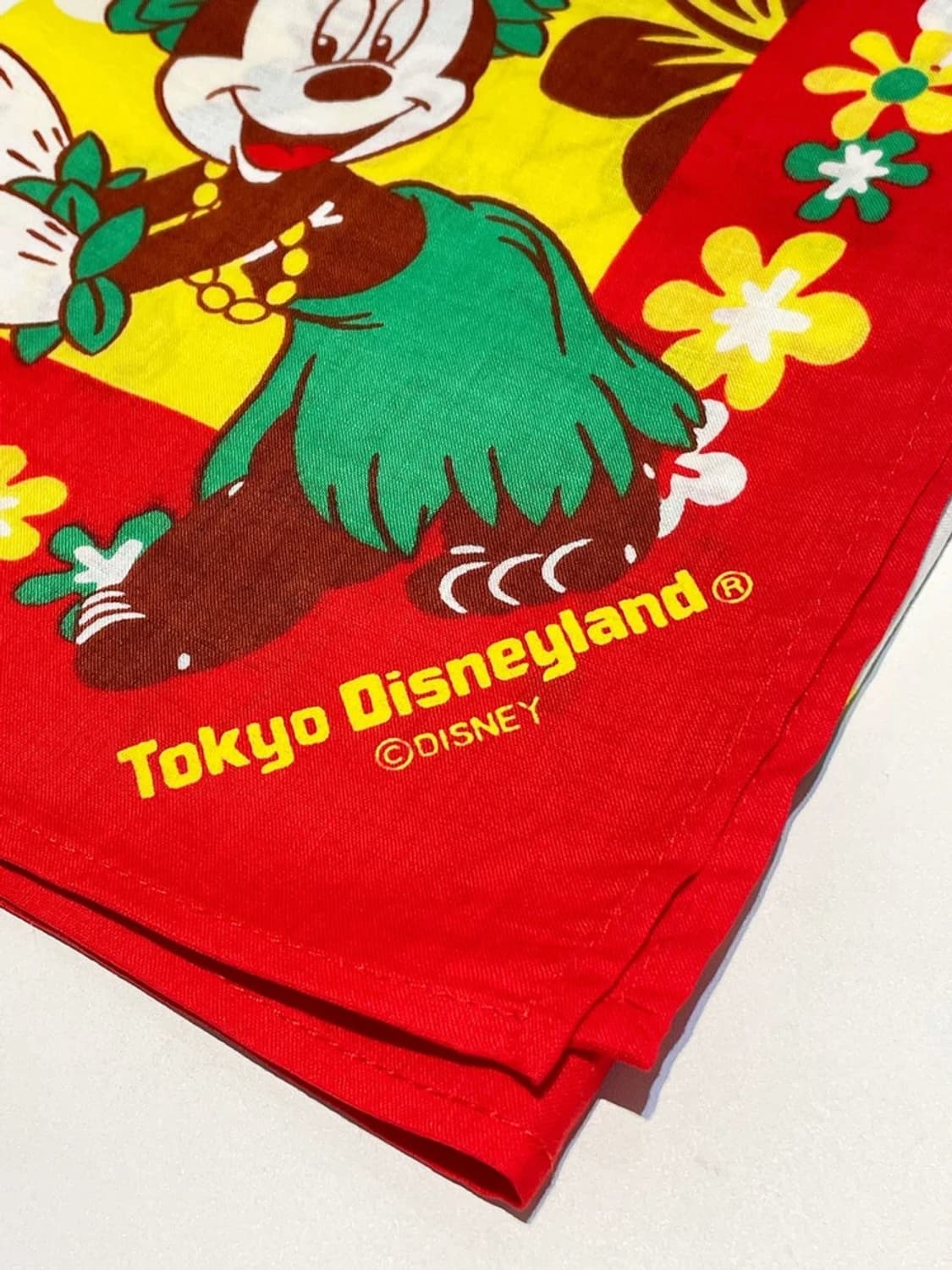 도쿄 디즈니 랜드 미키마우스 하와이안 쁘띠 손수건 A1366 상품이미지3