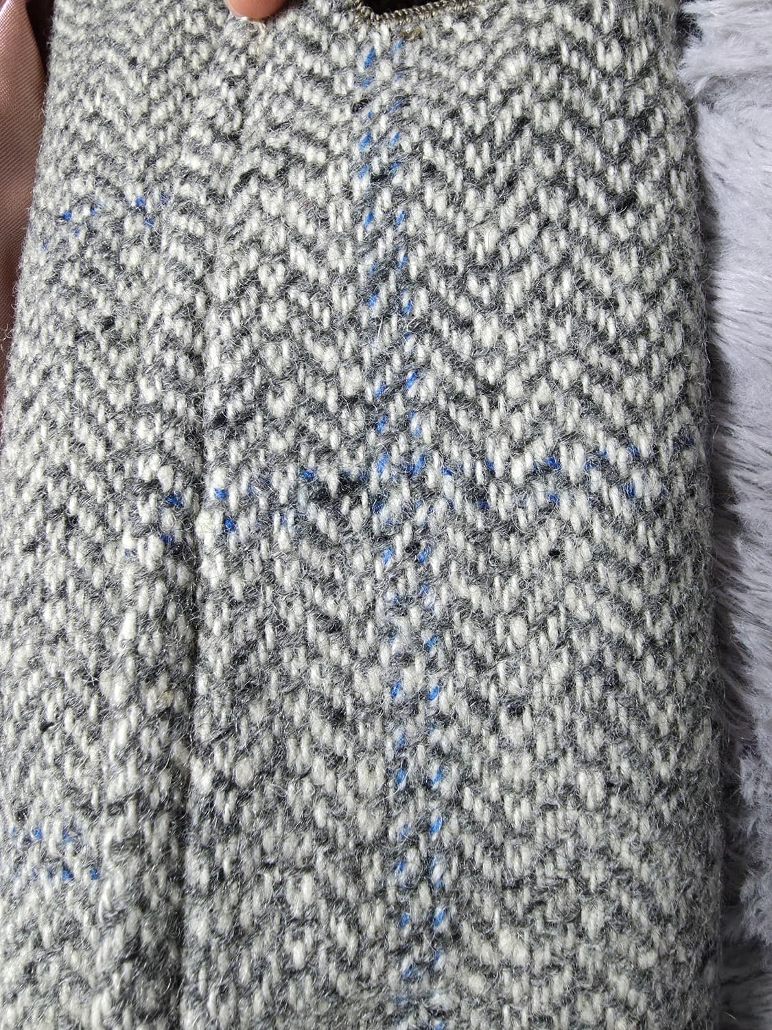 4-50s 버버리 트위드 발마칸 코트 상품이미지3