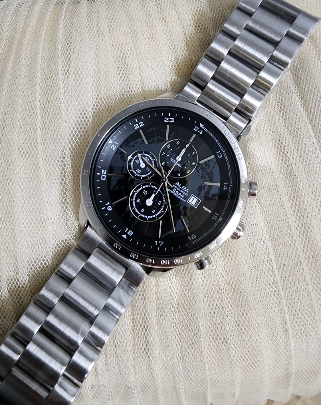 세이코 알바 메탈 크로노그래프 시계 상품이미지4