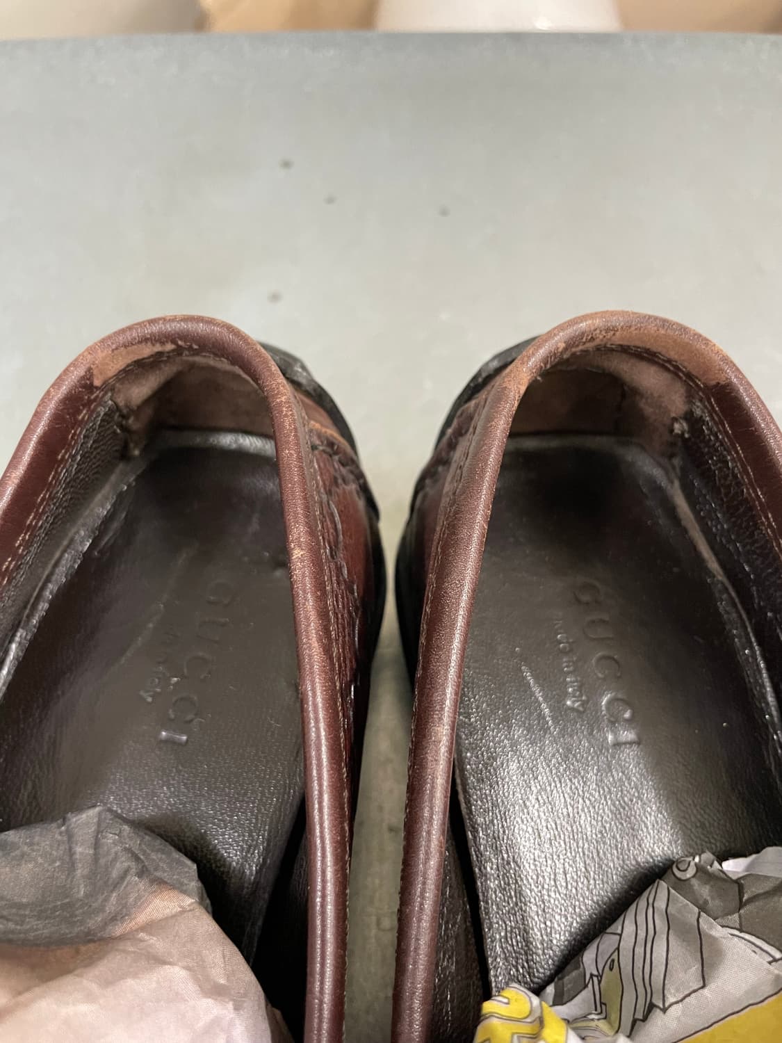 구찌 레더 홀스빗 모카신 37 상품이미지8